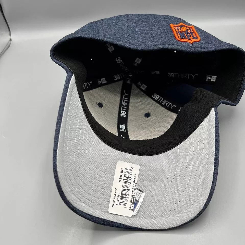 New Era Chicago Bears Hat Men M-L 39Thirty Stretch Fitted Cap New Size ONE SIZE - 6 Thumbnail