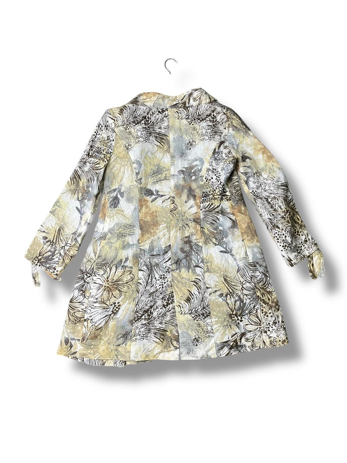 Designer × Japanese Brand × Vintage Vintage Sabena Floral Linen Coat (49) Size XS / US 0-2 / IT 36-38 - 3 Thumbnail