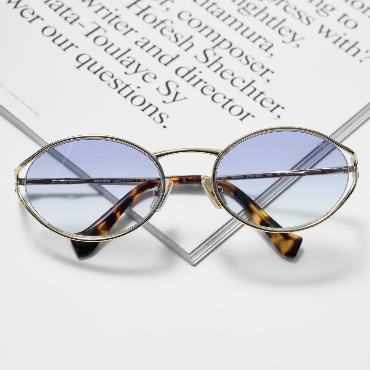 Miu Miu MIU MIU 0MU 52YS ZVN80O SUNGLASSES Size ONE SIZE - 6 Thumbnail