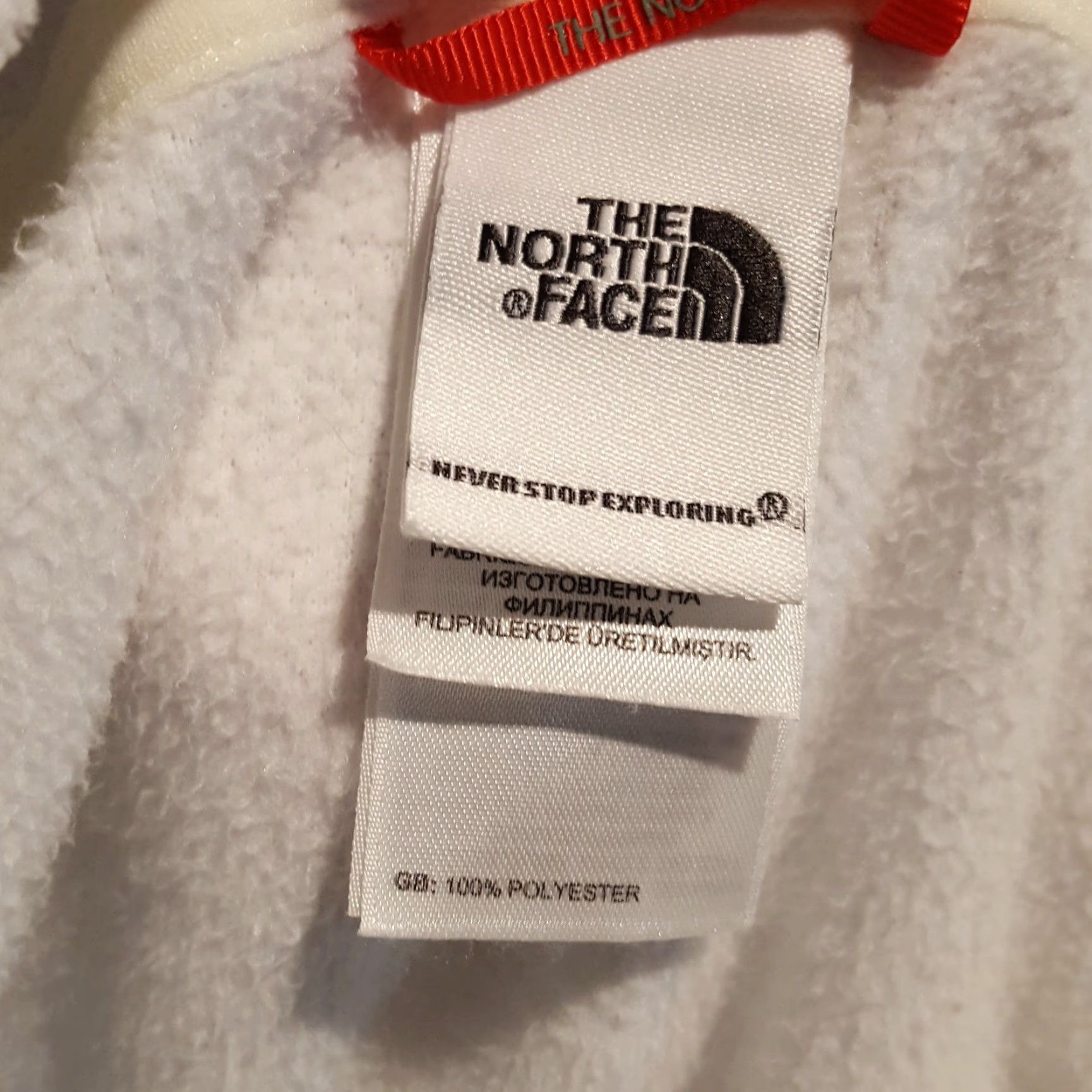 The North Face VINTAGE The North Face White Fleece Quarter Zip Women's M Pullover Windbreaker Jacket Size M / US 6-8 / IT 42-44 - 7 Thumbnail