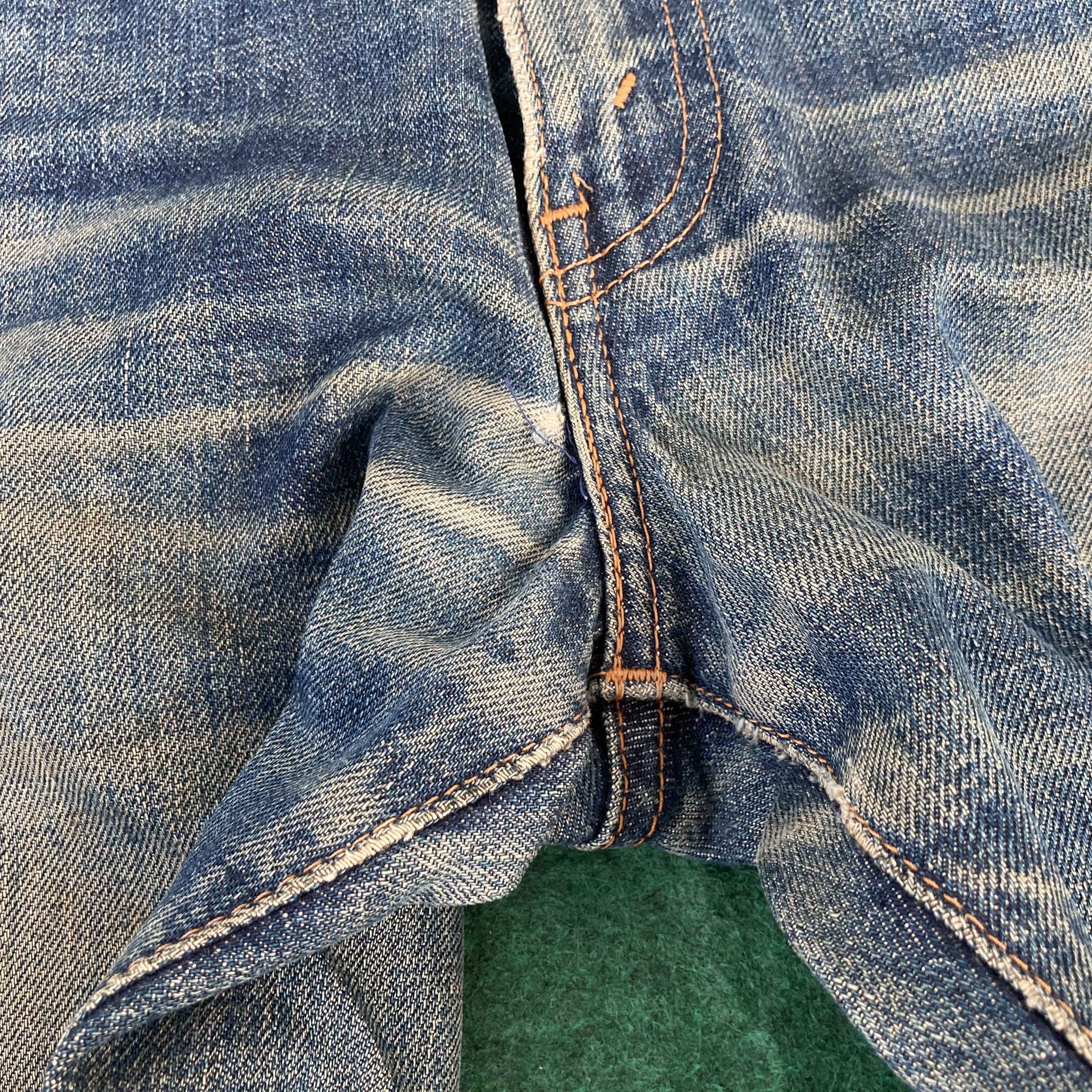 Levi's 28x30 Vtg Levis 502 Japan Big E Redline Selvedge Denim Jeans Size US 28 / EU 44 - 9 Thumbnail