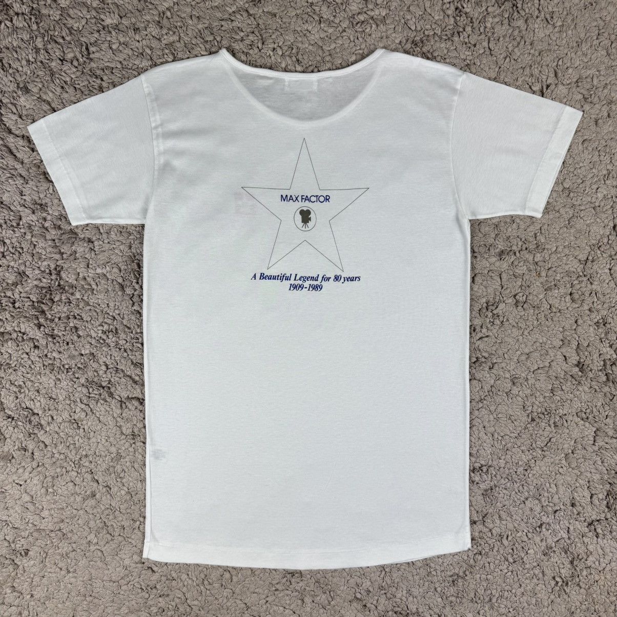Japanese Brand Vintage Japanese Brand Max Factor Star T-shirt Size US M / EU 48-50 / 2 - 1 Thumbnail
