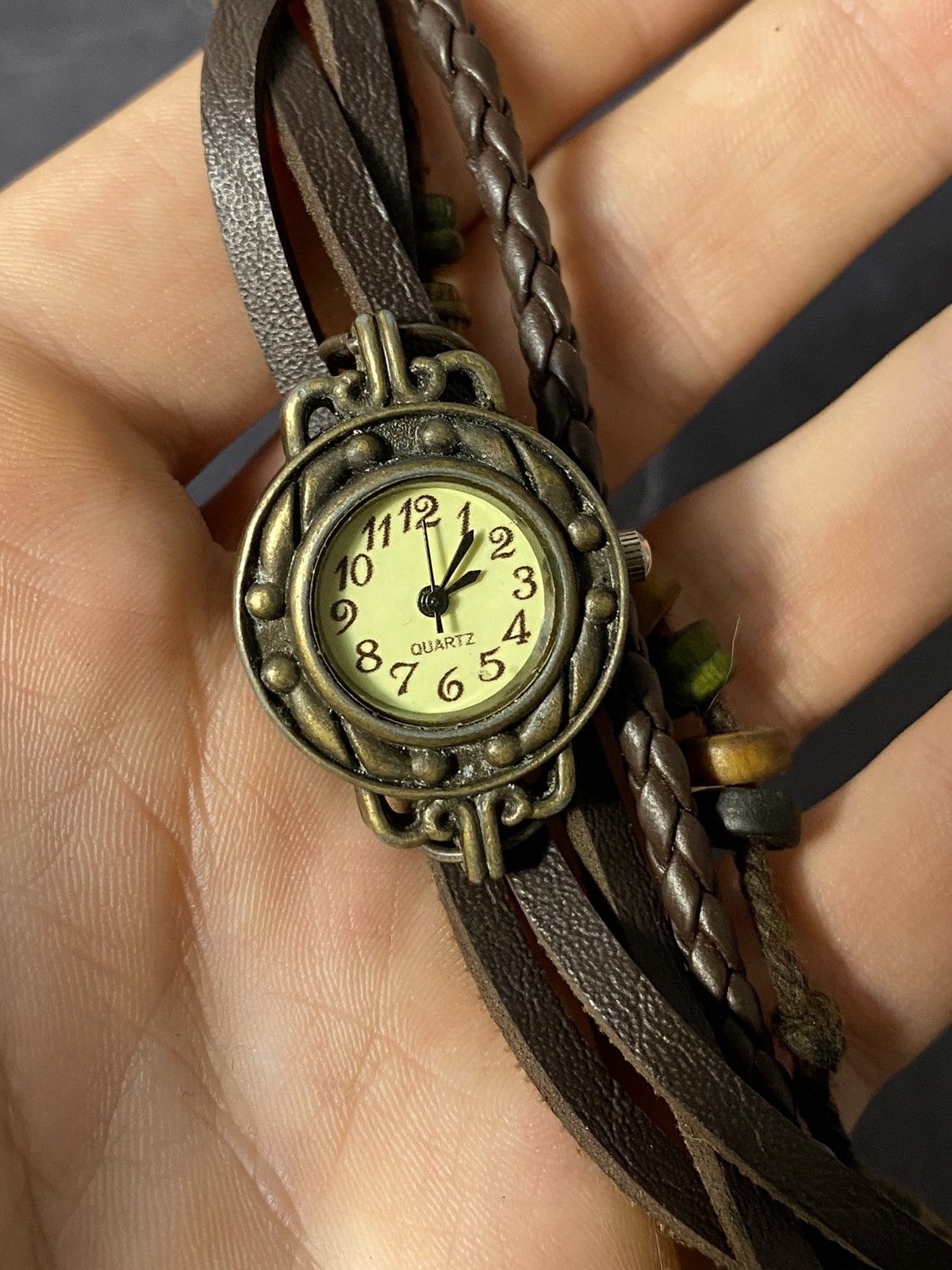 Japanese Brand Bohemian Style Vintage Watch with Leather Strap Size ONE SIZE - 5 Thumbnail
