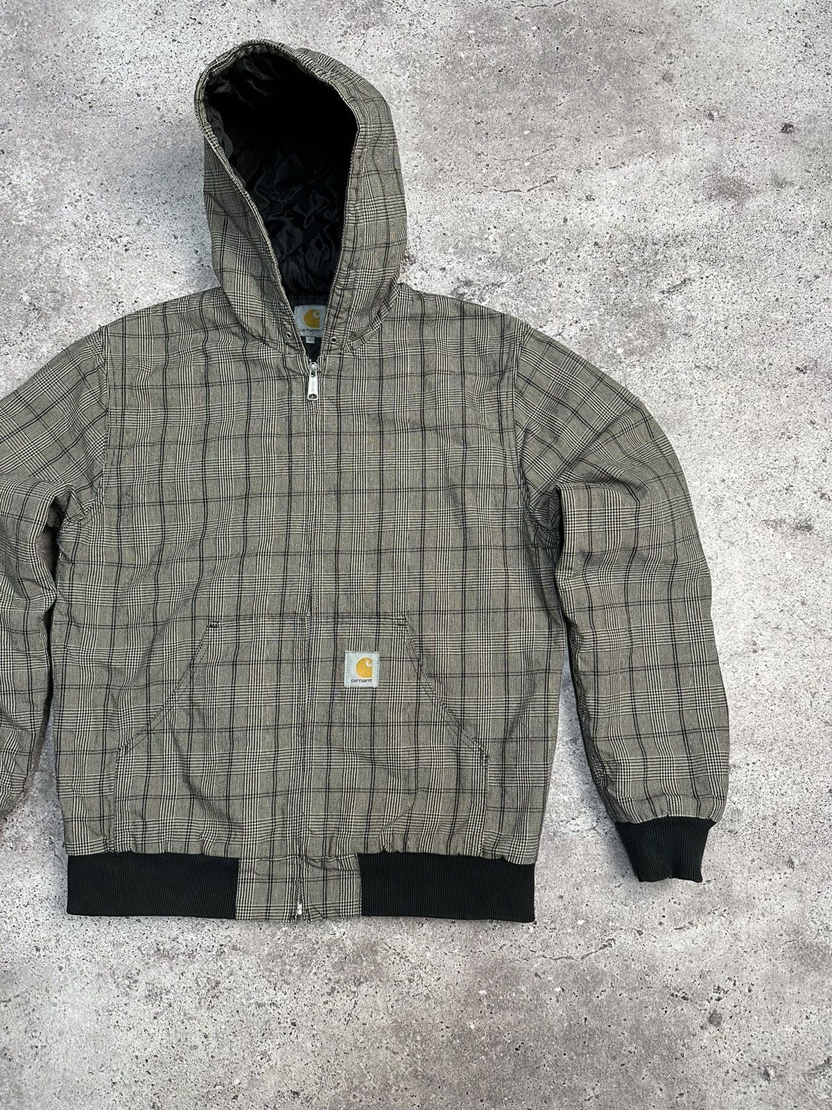 Carhartt Vintage Carhartt Active Jacket Check Print Kanye West Style Size US L / EU 52-54 / 3 - 4 Thumbnail