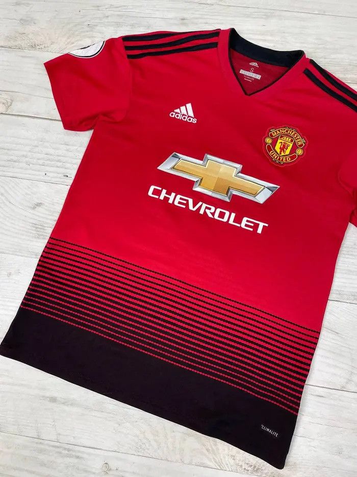 Adidas Adidas Manchester United 2018 2019 Lukaku #9 Home Jersey Size US S / EU 44-46 / 1 - 4 Thumbnail