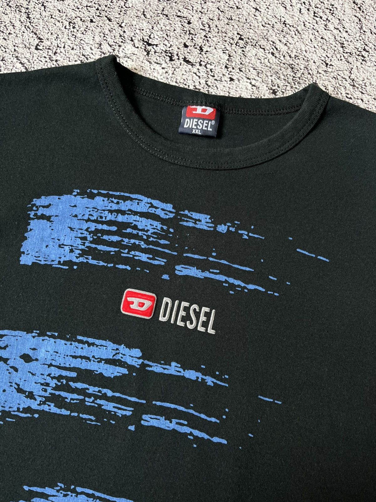 Diesel Diesel Sleeveless T-Shirt Black XXL Graphic Tank Top Size US XXL / EU 58 / 5 - 6 Thumbnail