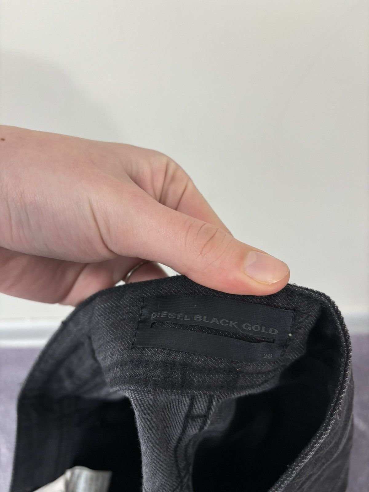 Diesel Black Gold Diesel Black Gold NWT Excess Black Straight Denim Jeans Size US 28 / EU 44 - 13 Thumbnail