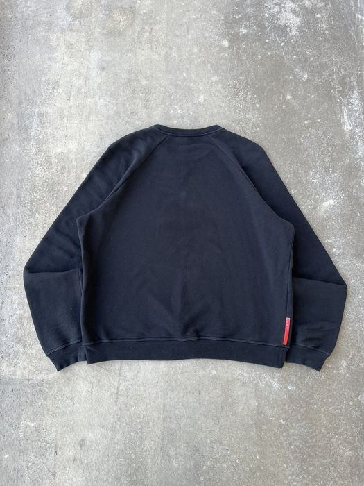 Vintage Vintage Prada Red Tab Logo Sweatshirt Grailed