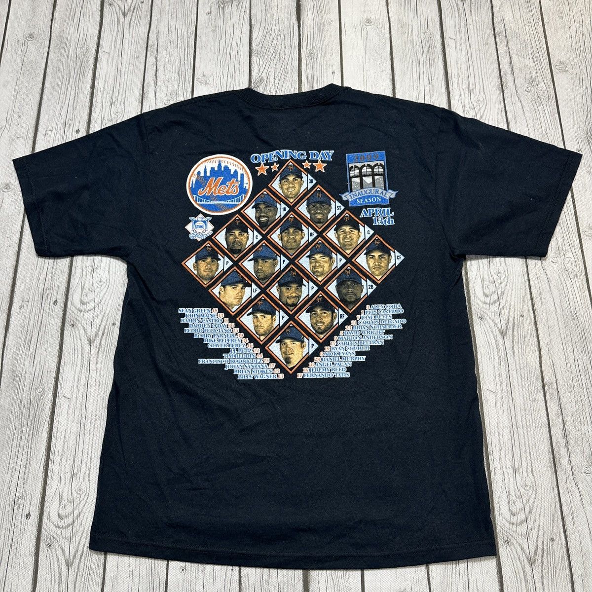 Fruit Of The Loom × MLB New York Mets Opening Day 2009 tee Size US L / EU 52-54 / 3 - 2 Thumbnail