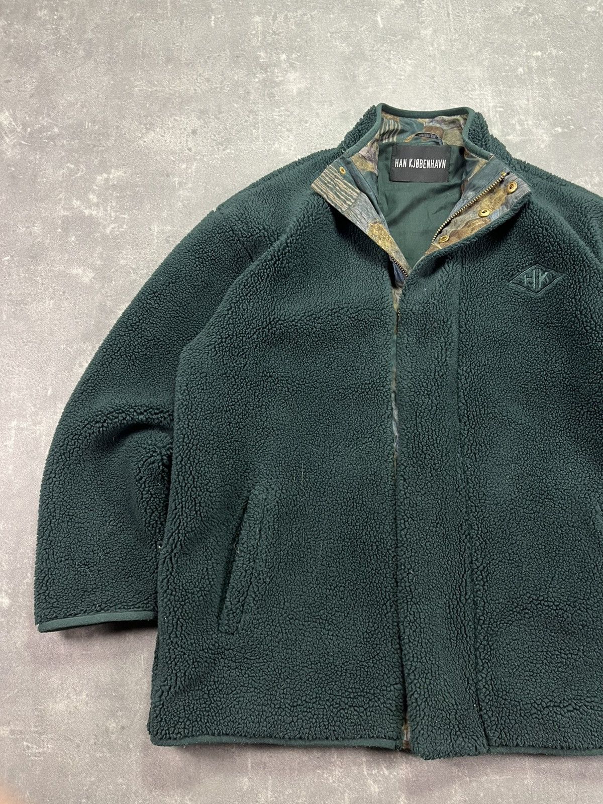 Han Kjobenhavn Han Kjobenhavn Social Resort Big Logo Baggy Fleece Jacket M Size US M / EU 48-50 / 2 - 3 Thumbnail