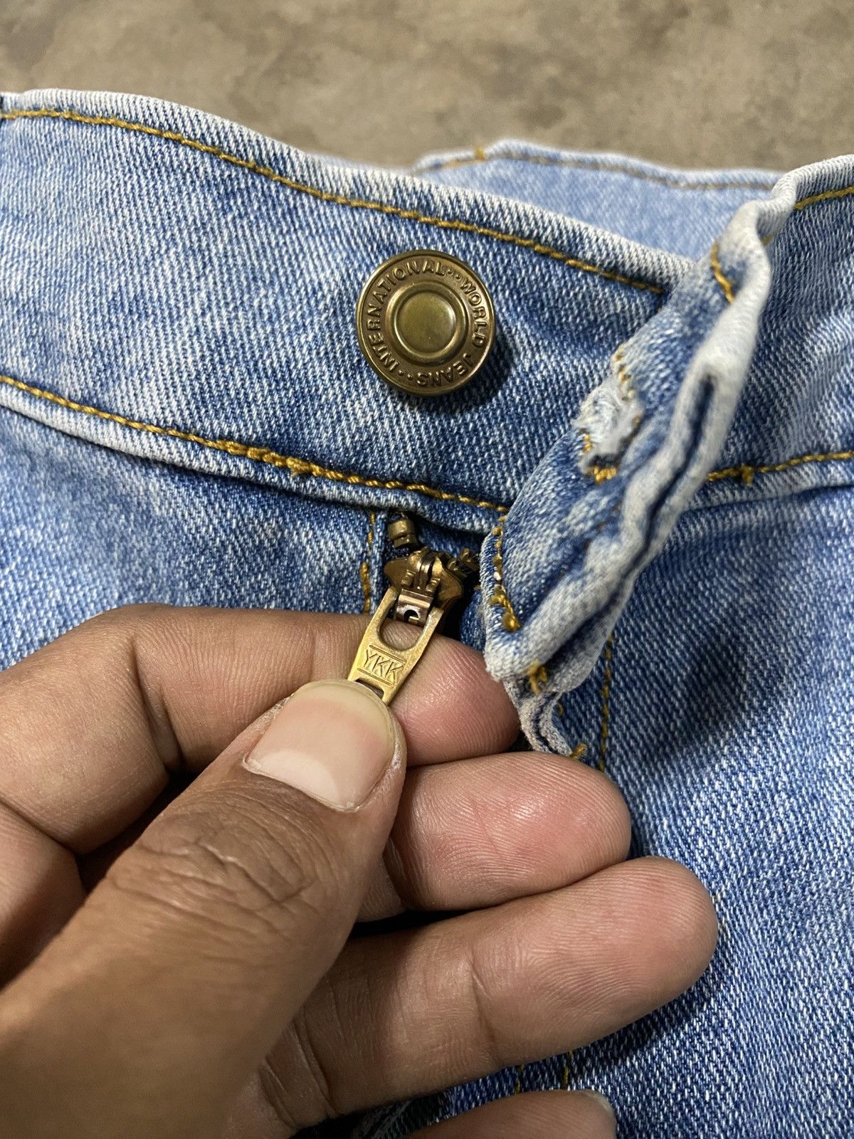 Hysteric Glamour × If Six Was Nine × Le Grande Bleu (L.G.B.) Flare Jeans Japan Unknown Vintage Denim p185 Size US 28 / EU 44 - 9 Thumbnail