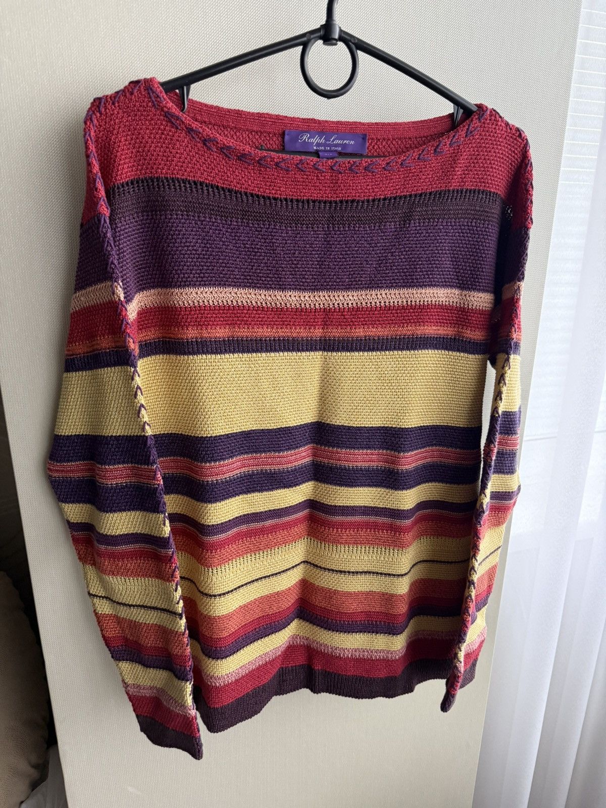 Ralph Lauren Purple Label Ralph Lauren Purple Label Linen/Silk Knit sweater Size US S / EU 44-46 / 1 - 3 Thumbnail