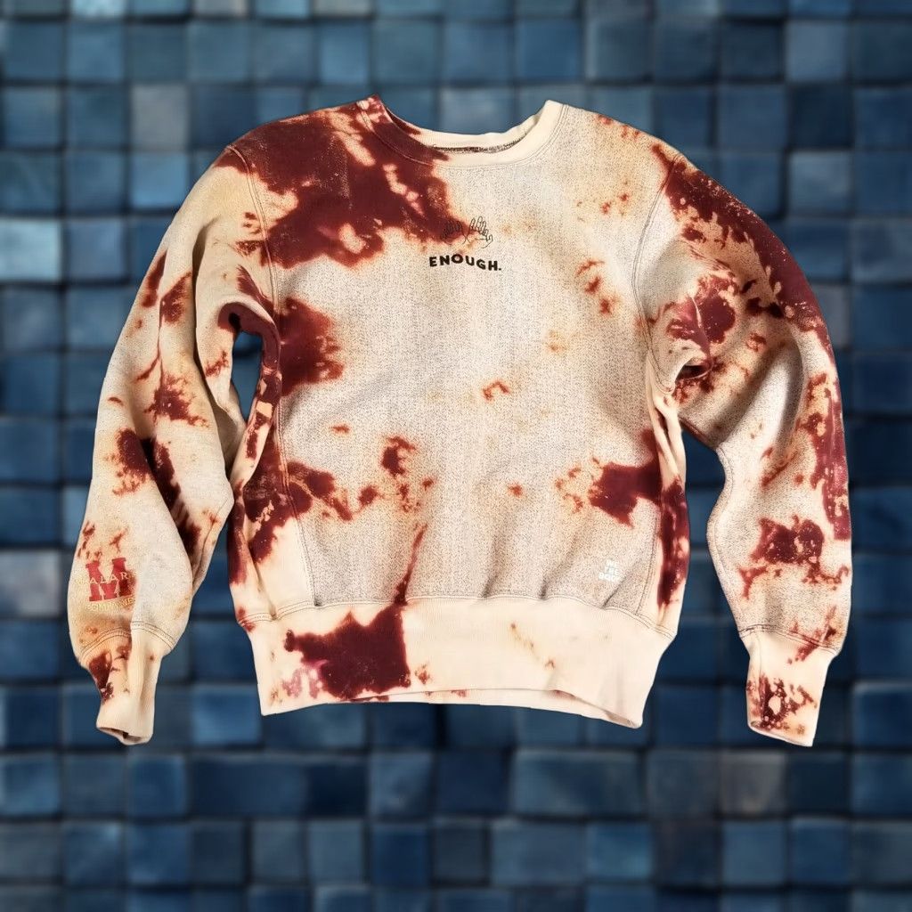 Champion VINTAGE Champion Sweatshirt Unisex Adults Small Burgundy Reversible Tie-Dye 90s Crewneck Mens Womens Size US S / EU 44-46 / 1 - 1 Thumbnail