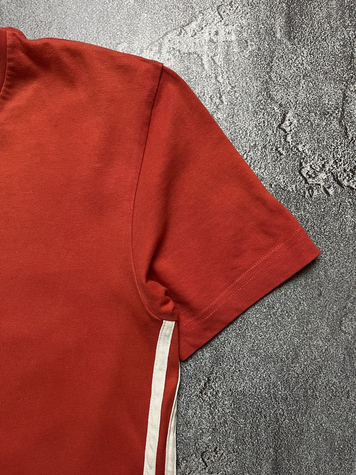 Adidas Vintage Adidas Big Logo Side Stripe Tee Shirt Big Logo S Size US S / EU 44-46 / 1 - 3 Thumbnail