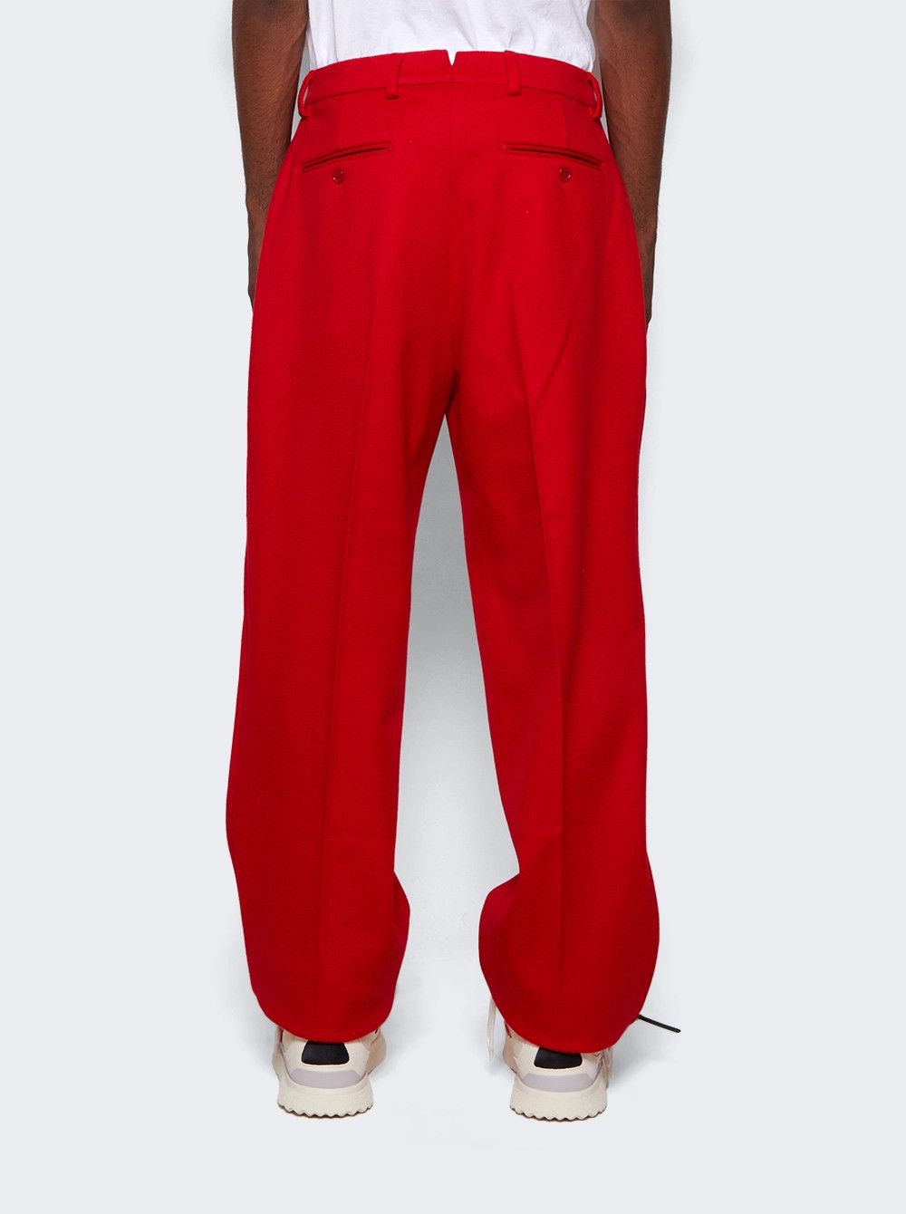 VTMNTS o1mle0326 Wool Tailored Pants in Red Size US 36 / EU 52 - 5 Thumbnail