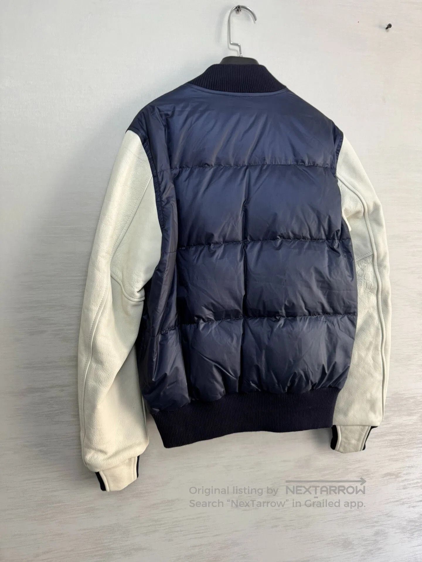 Sacai Sacai Colorblock Leather Down Jacket. Size US XS / EU 42 / 0 - 7 Thumbnail