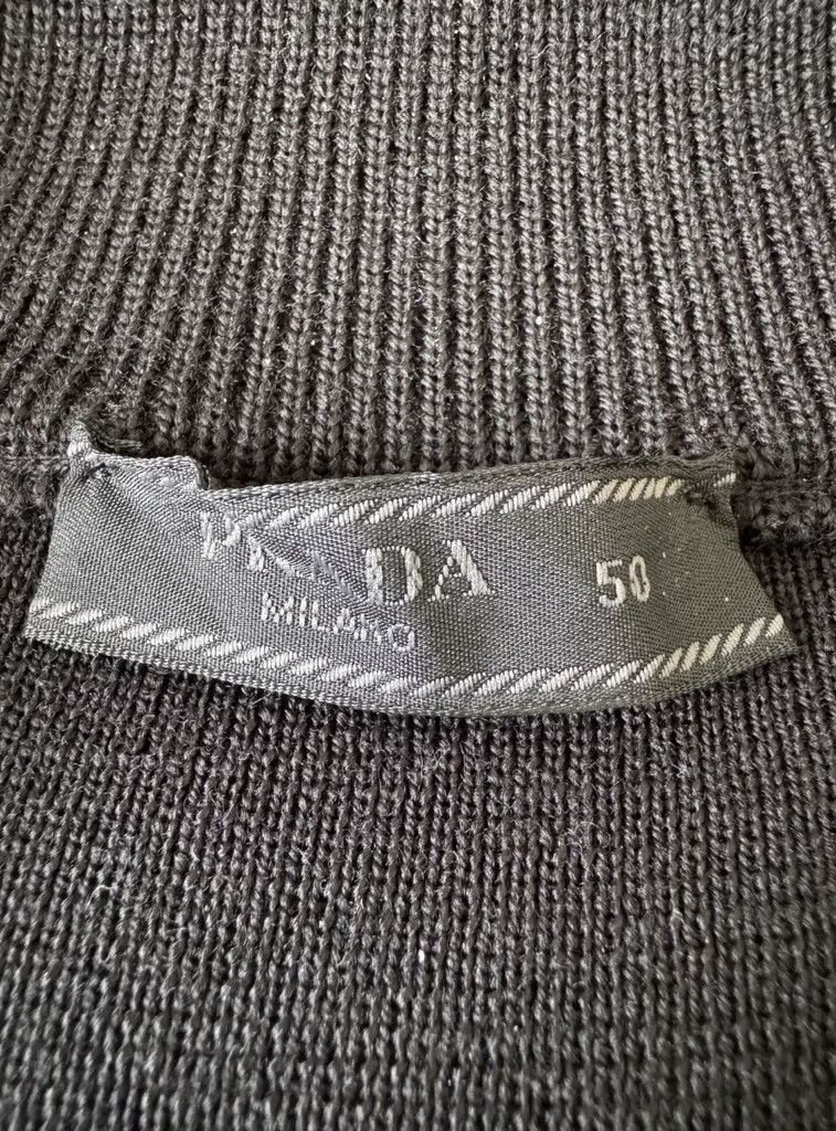 Prada Prada Black Sweatshirt & Wool Jacket with Re-Nylon Details Size US M / EU 48-50 / 2 - 4 Thumbnail