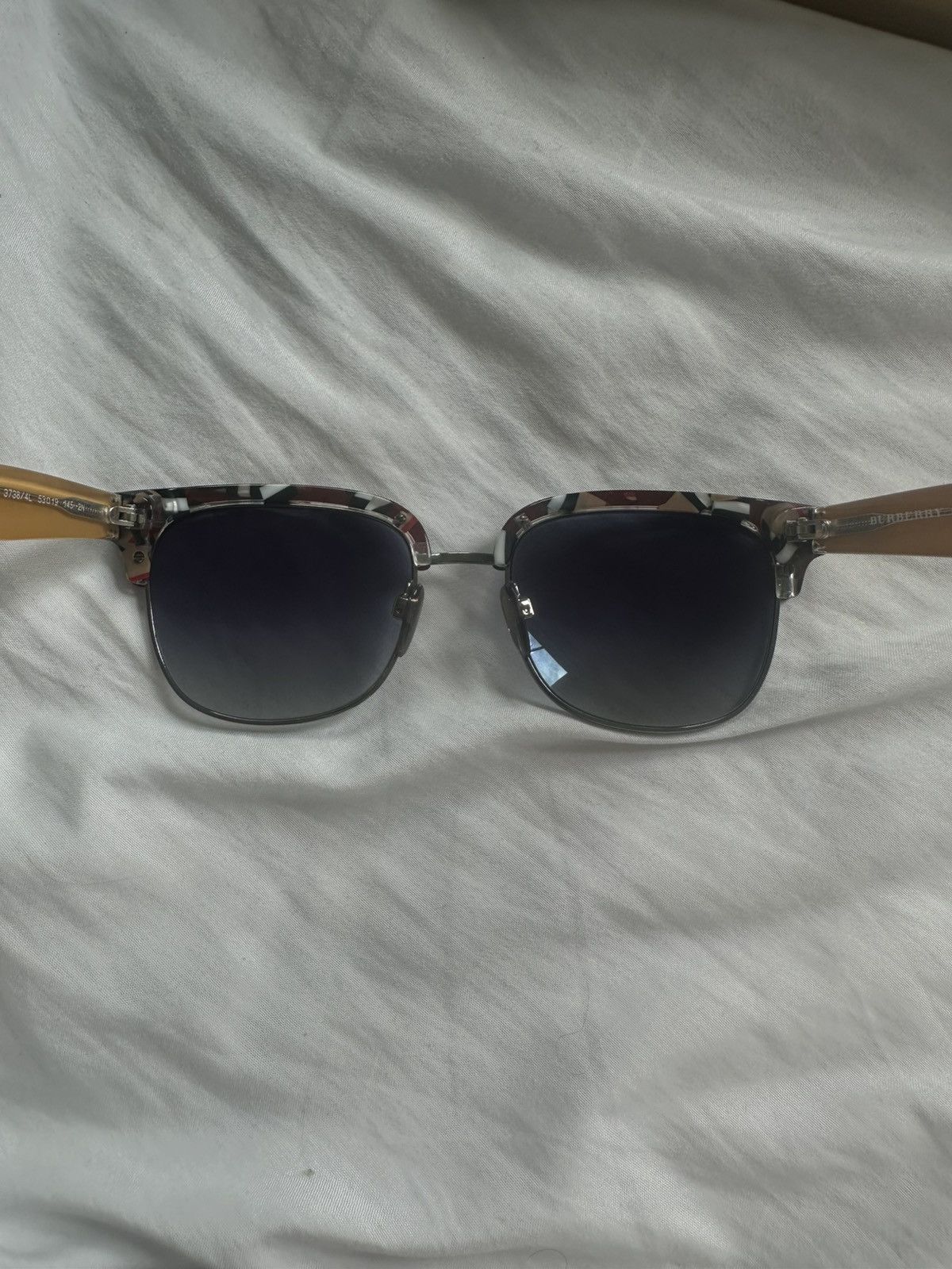 Burberry Burberry Blue Shaded Sunglasses Size ONE SIZE - 10 Thumbnail