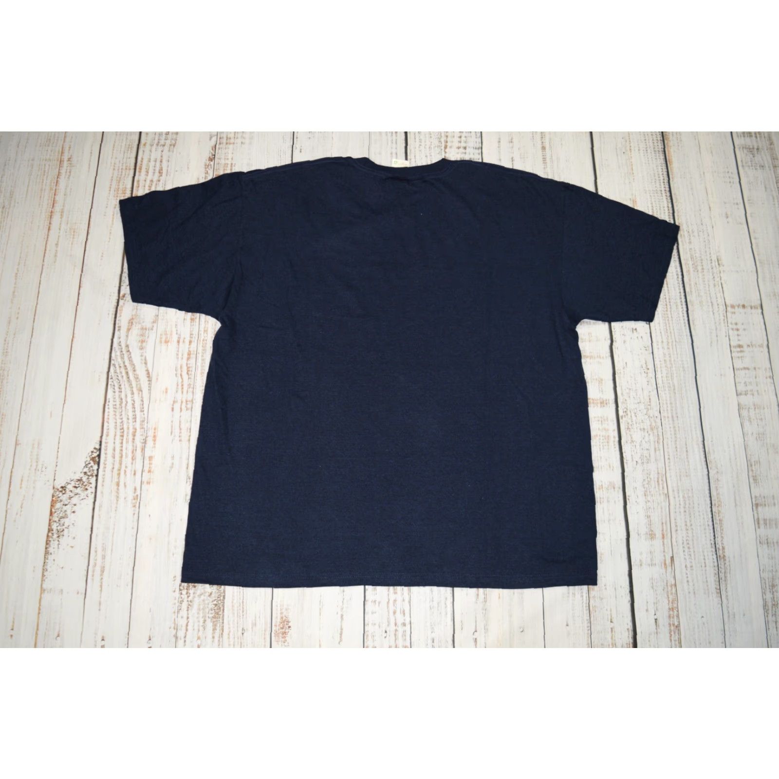Anvil VINTAGE Anvil T-Shirt Men 2XL Short Sleeve Recycled Cotton/Nylon Navy Blue 90s Music Retro Size US XXL / EU 58 / 5 - 6 Thumbnail