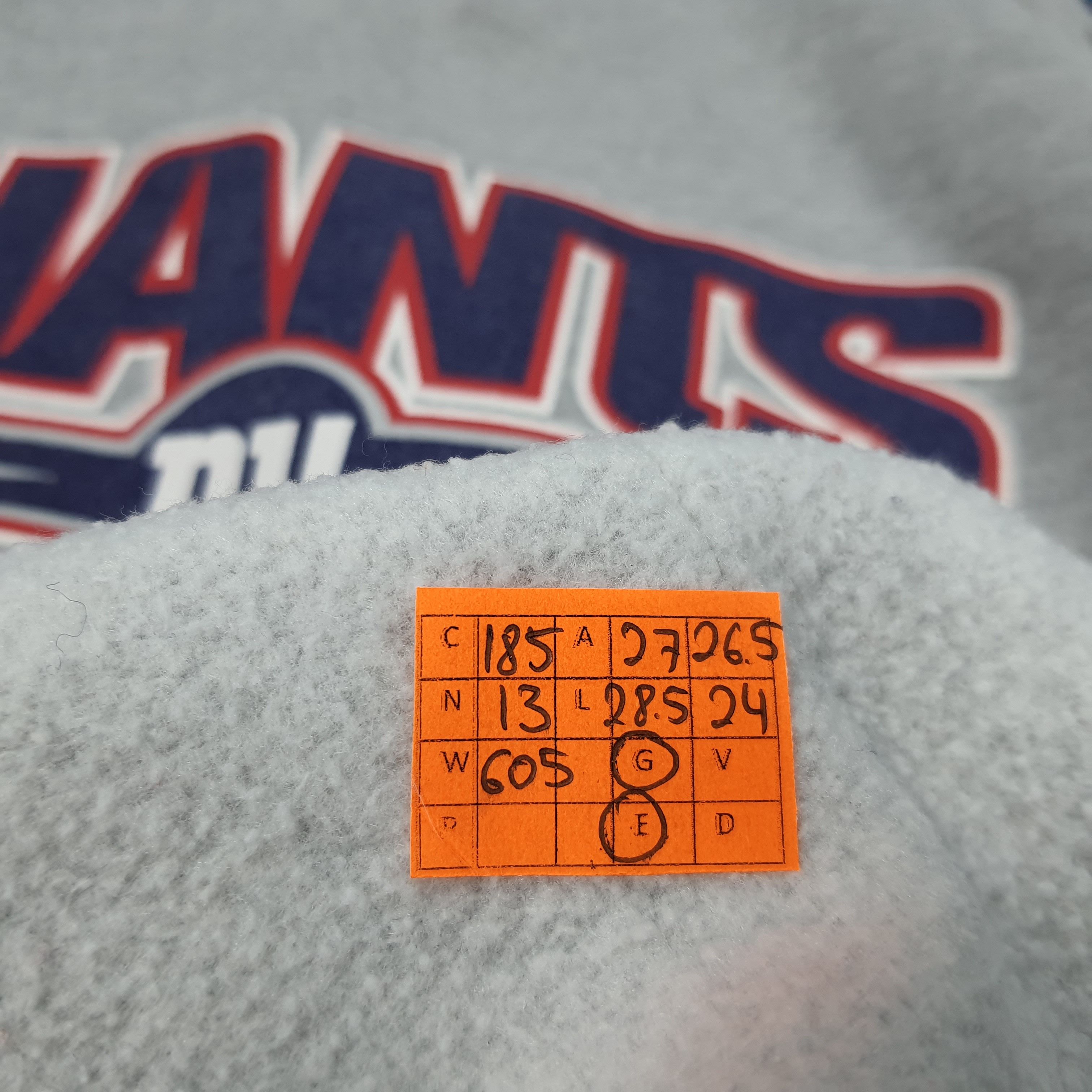 NFL × Vintage Vintage NFL New York GIANTS Team Hoodie Size US XXL / EU 58 / 5 - 7 Thumbnail