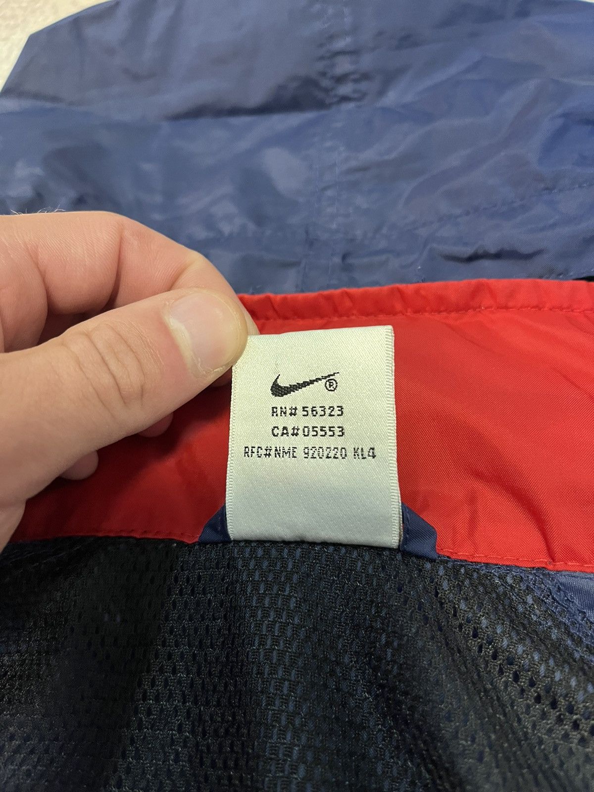 Nike × Vintage Nike Men’s Jacket Windbreaker Vintage Nylon USA Logo Blue Size US XL / EU 56 / 4 - 6 Thumbnail