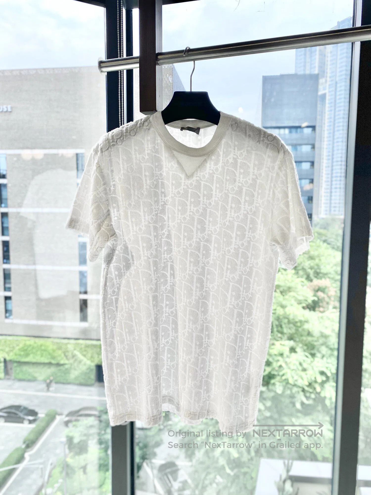 Dior Dior Full of logo towel short sleeves| Size S / US 4 / IT 40 - 2 Thumbnail