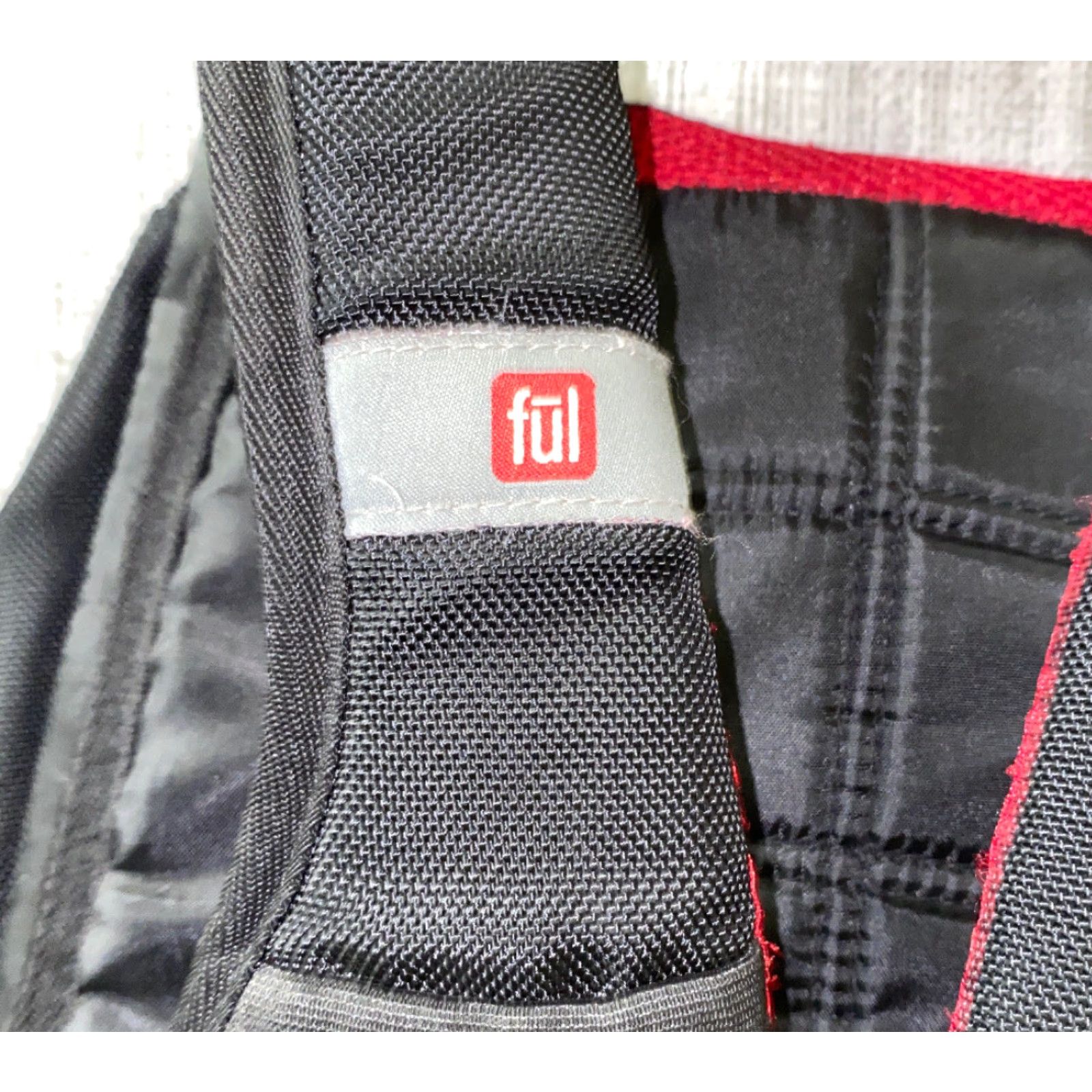 Vintage Ful Black Red Dual Strap Multi Pocket Backpack / Ful Size ONE SIZE - 5 Thumbnail
