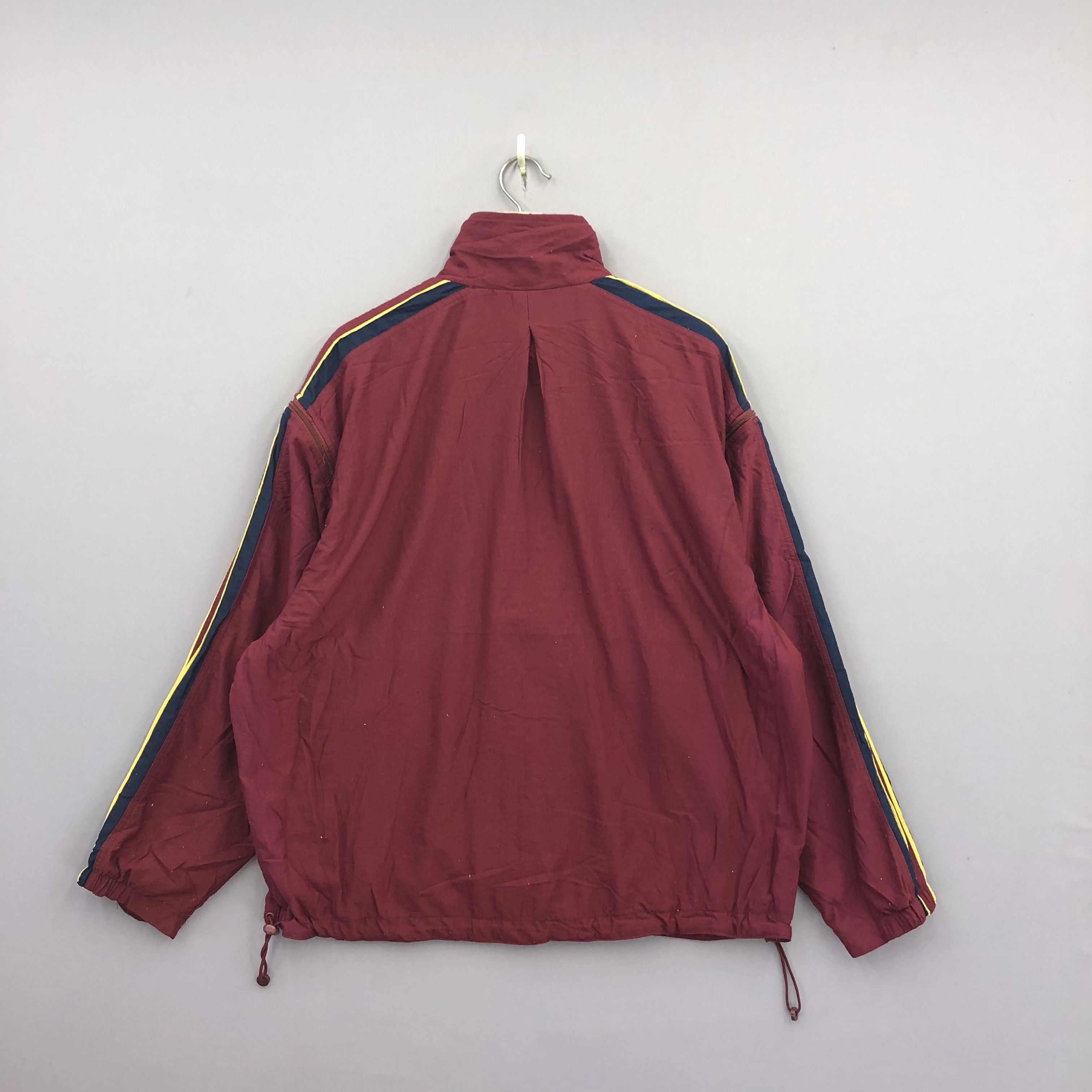 Nike × Vintage Vintage Nike Courts Windbreaker Nike Swoosh Zipper Jackets Size US XL / EU 56 / 4 - 2 Thumbnail