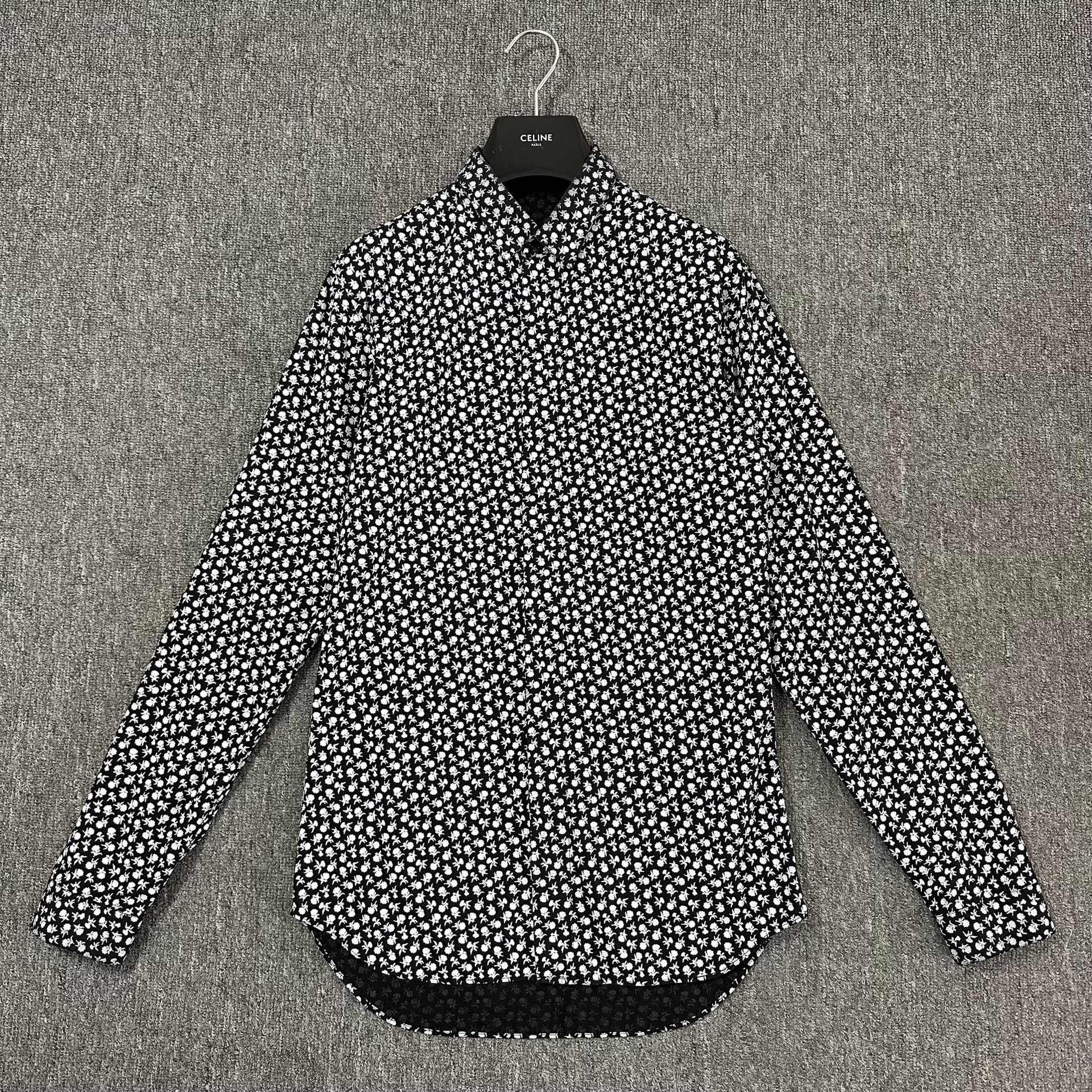 Dior Dior Black Floral Print Shirt Size S / US 4 / IT 40 - 1 Thumbnail