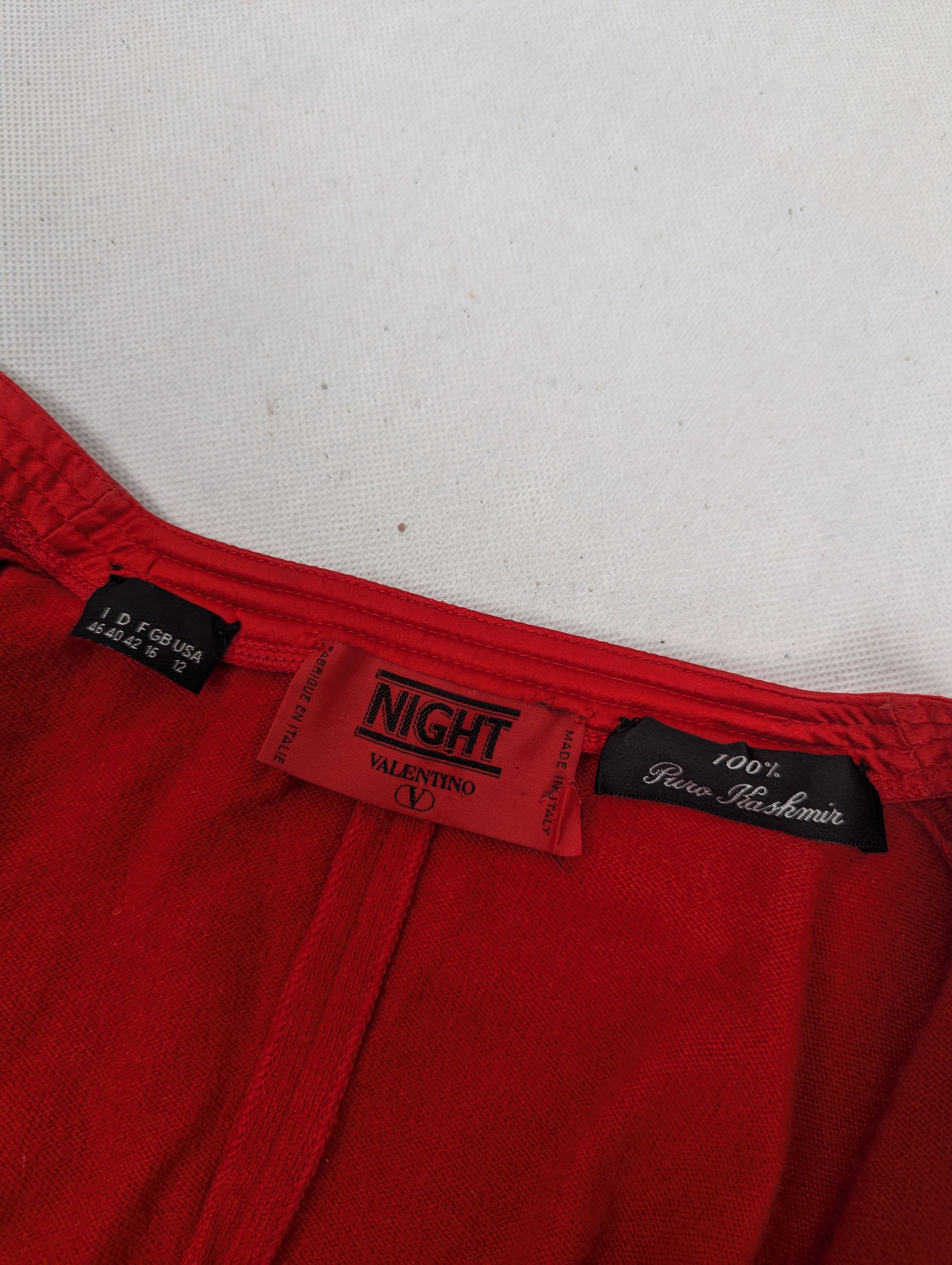 Valentino Valentino red cashmere cardigan Size L / US 10 / IT 46 - 5 Thumbnail
