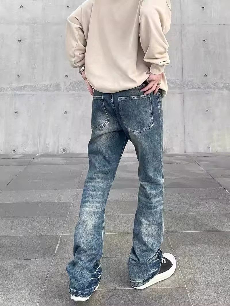 Jean × Vintage Washed Blue Slim Straight Leg Jeans Size US 29 - 2 Thumbnail