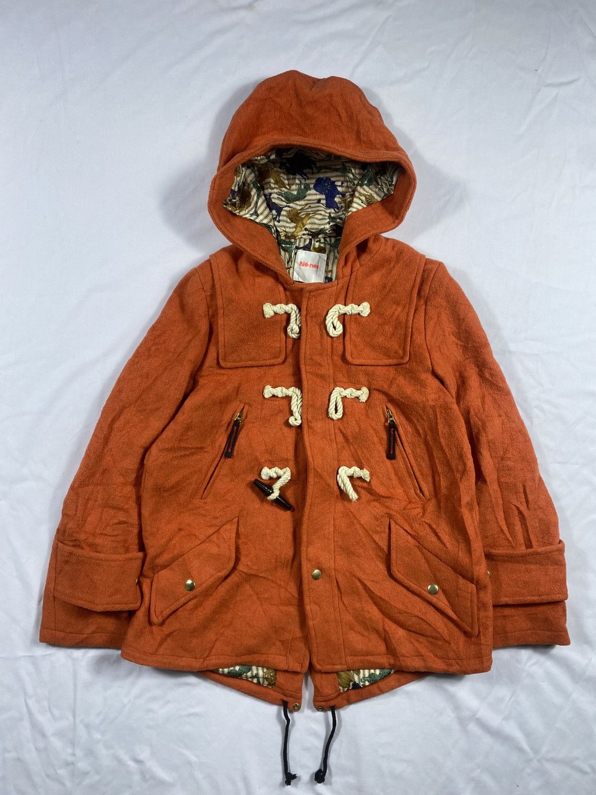 Ne-Net Issey Miyake ne-net Cats Animal print Wool Jacket Size US M / EU 48-50 / 2 - 1 Thumbnail
