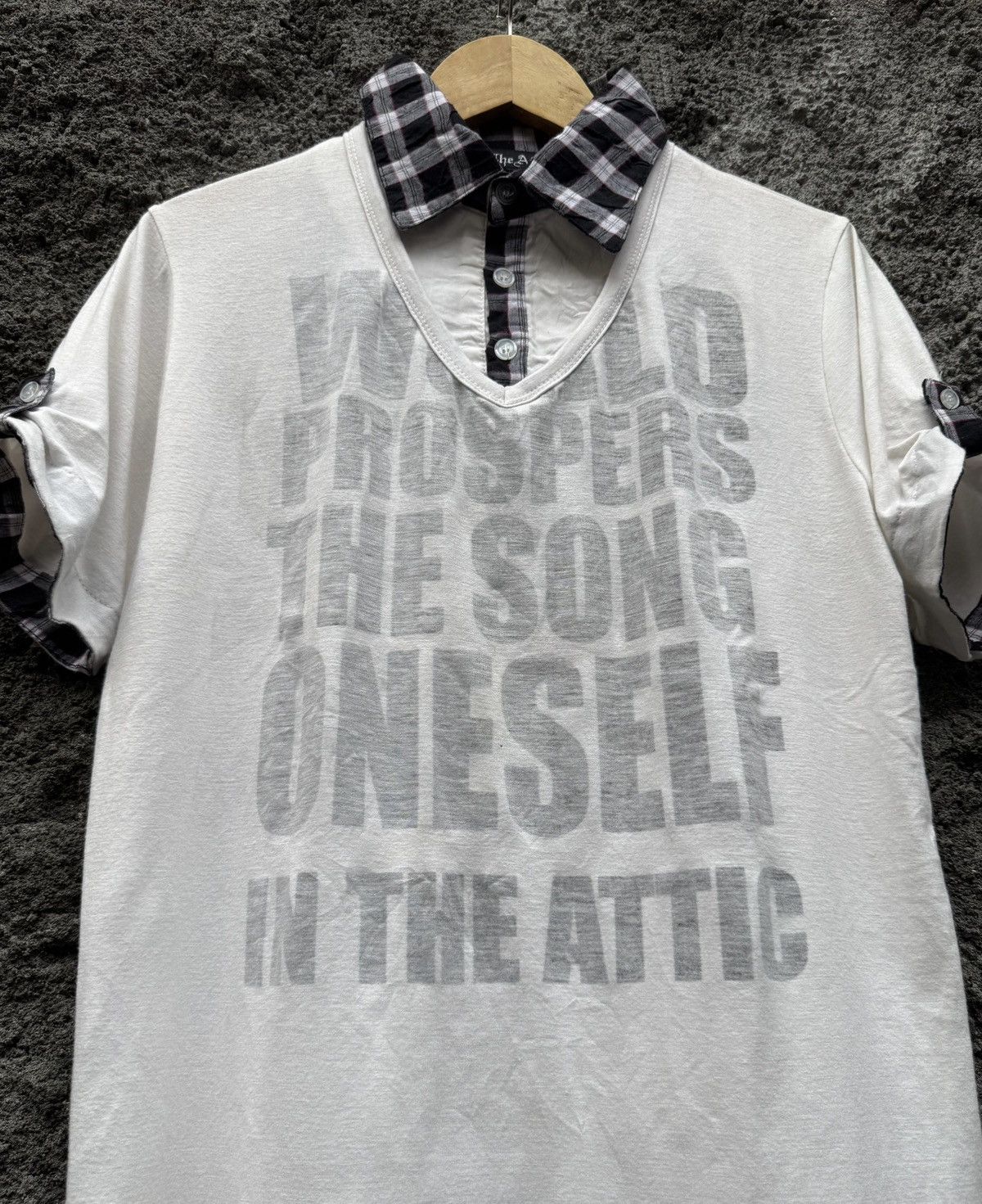 If Six Was Nine Y2k Intheattic double layer ifsixwasnine style polo shirt Size US M / EU 48-50 / 2 - 2 Thumbnail