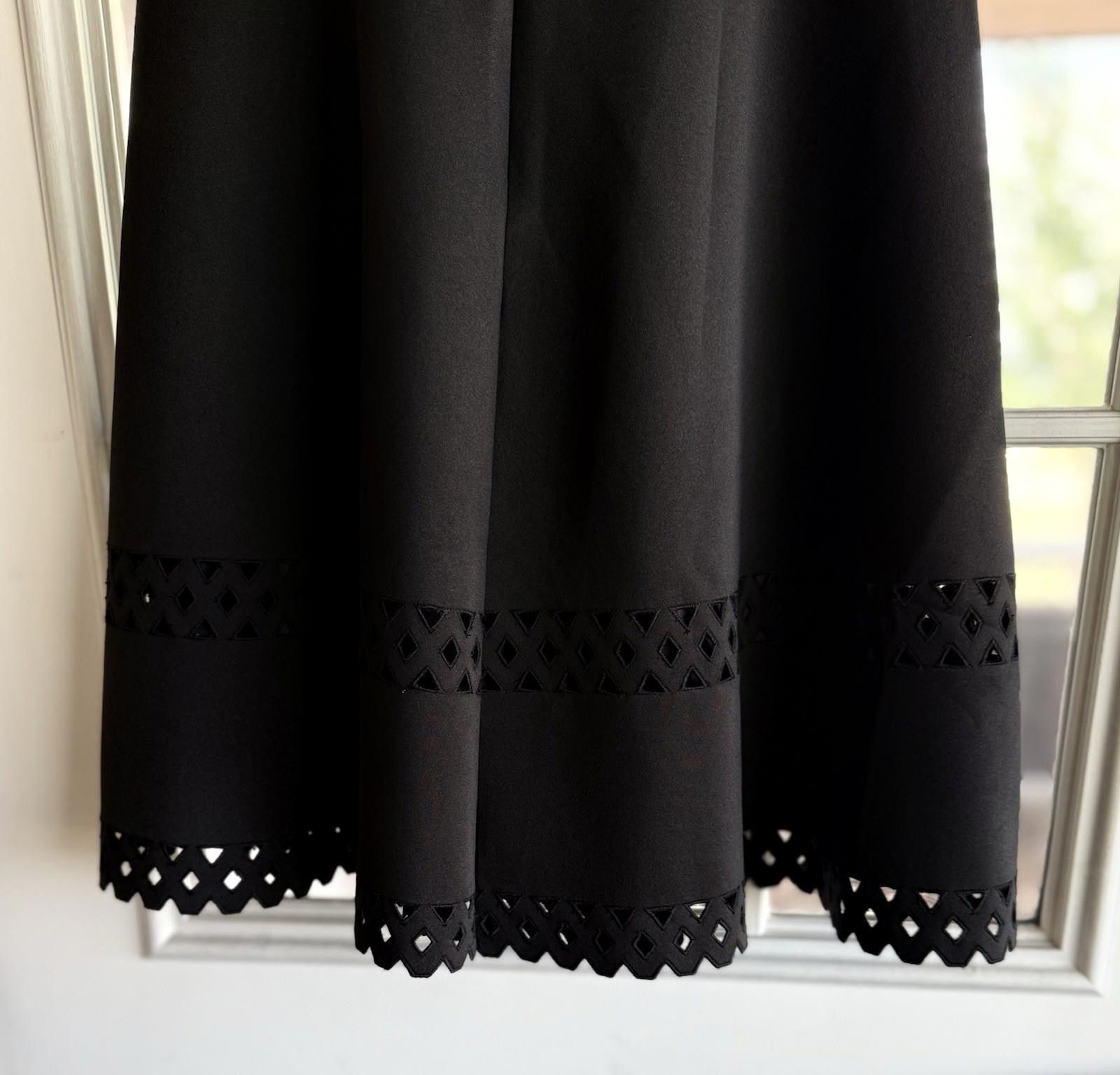 Other WHBM Black SL Scuba Dress with Geometric Cutouts Size 6 NWT Size M / US 6-8 / IT 42-44 - 9 Thumbnail