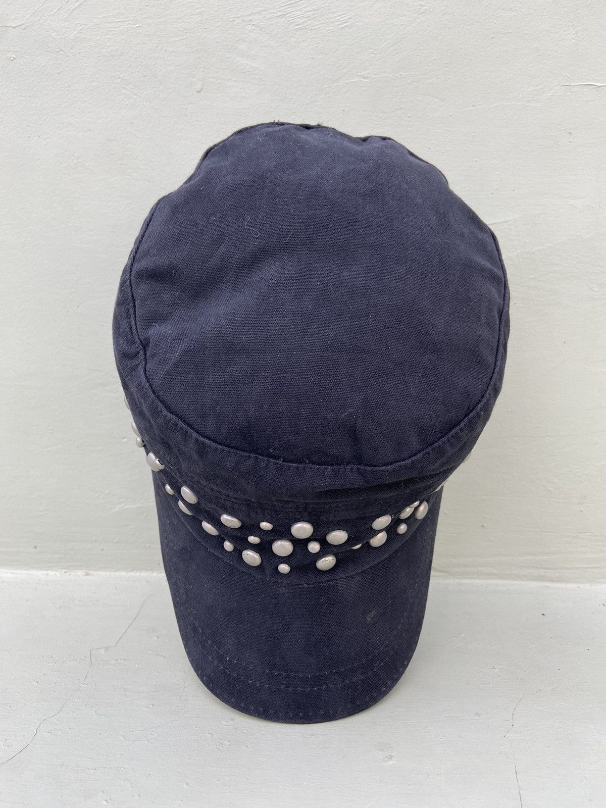 If Six Was Nine × Japanese Brand × Le Grande Bleu (L.G.B.) 2000s punk studded pearl ifsixwasnine patrol hat Size ONE SIZE - 6 Thumbnail