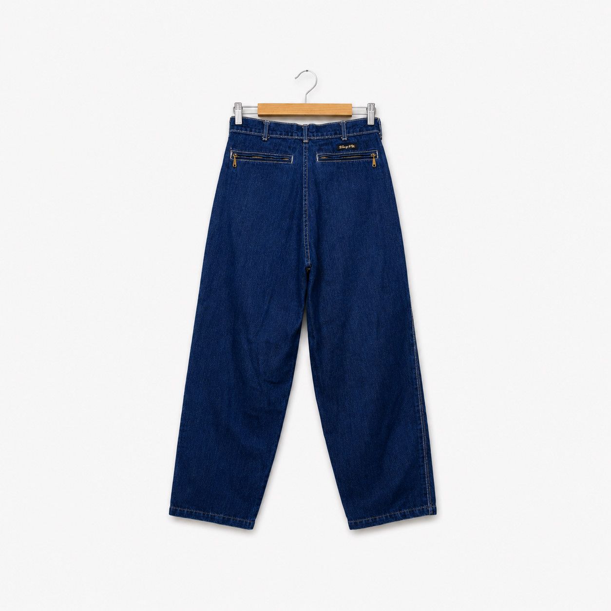 Vintage Vintage 80s "Fancy Ass" Multi-Zipper Tapered Barrel Jeans Size 32" / US 10 / IT 46 - 5 Thumbnail