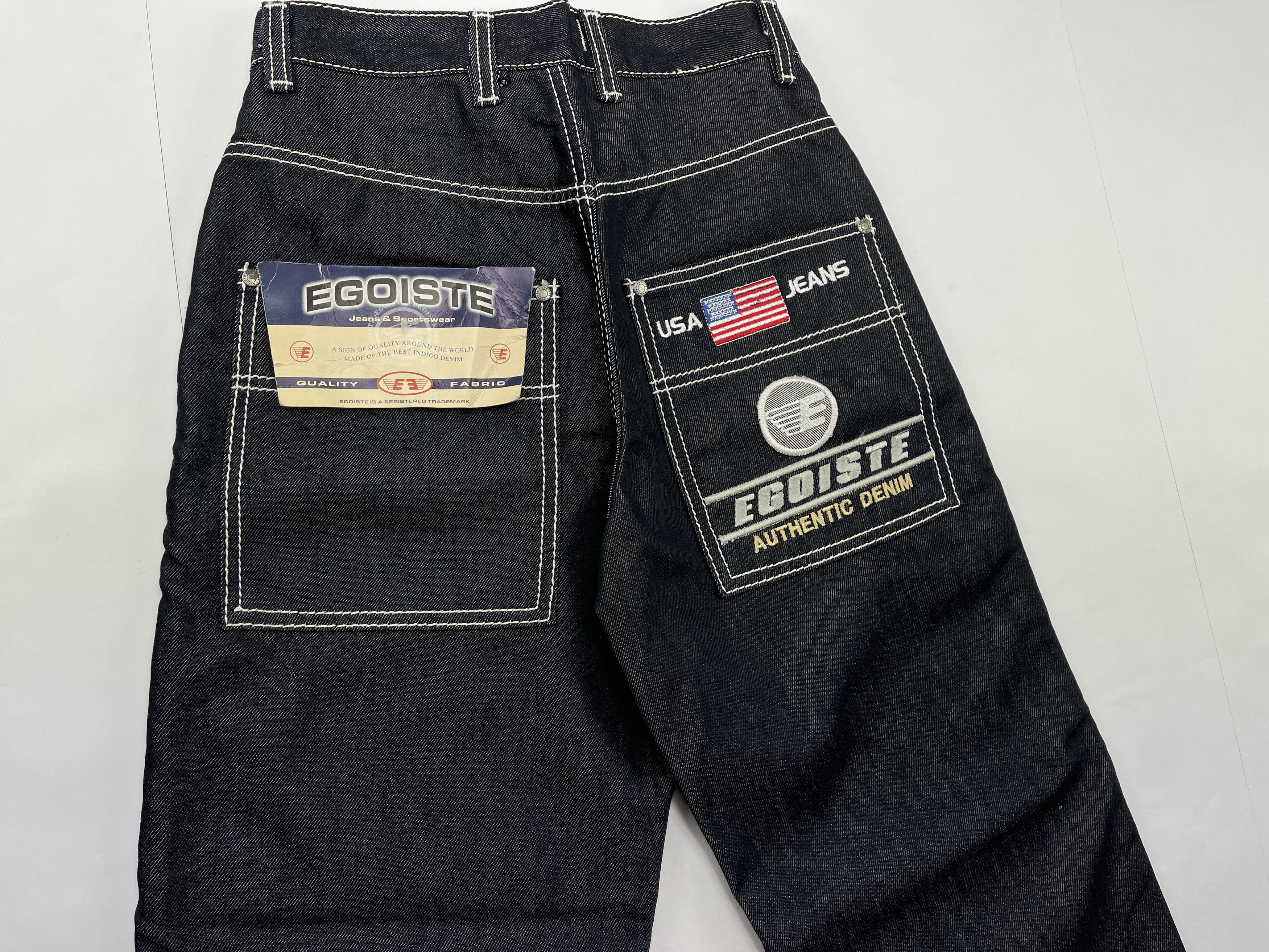 Vintage Egoiste jeans, vintage, 90s hip hop, baggy 1990s size 26 Size US 26 / EU 42 - 4 Thumbnail