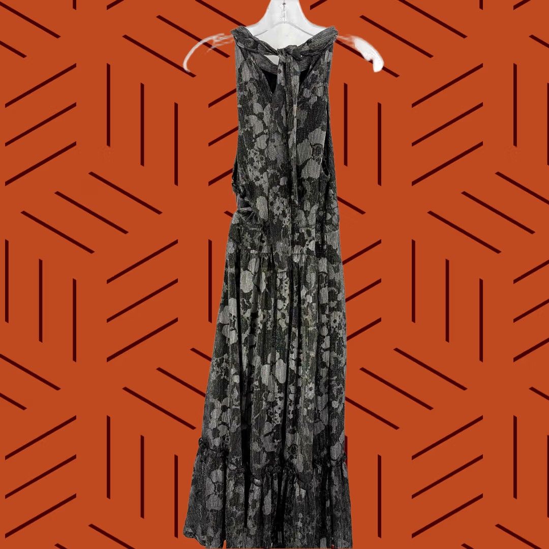 Vintage MICHAEL Michael Kors Silver Maxi Sleeveless Dress Medium Size M / US 6-8 / IT 42-44 - 1 Thumbnail