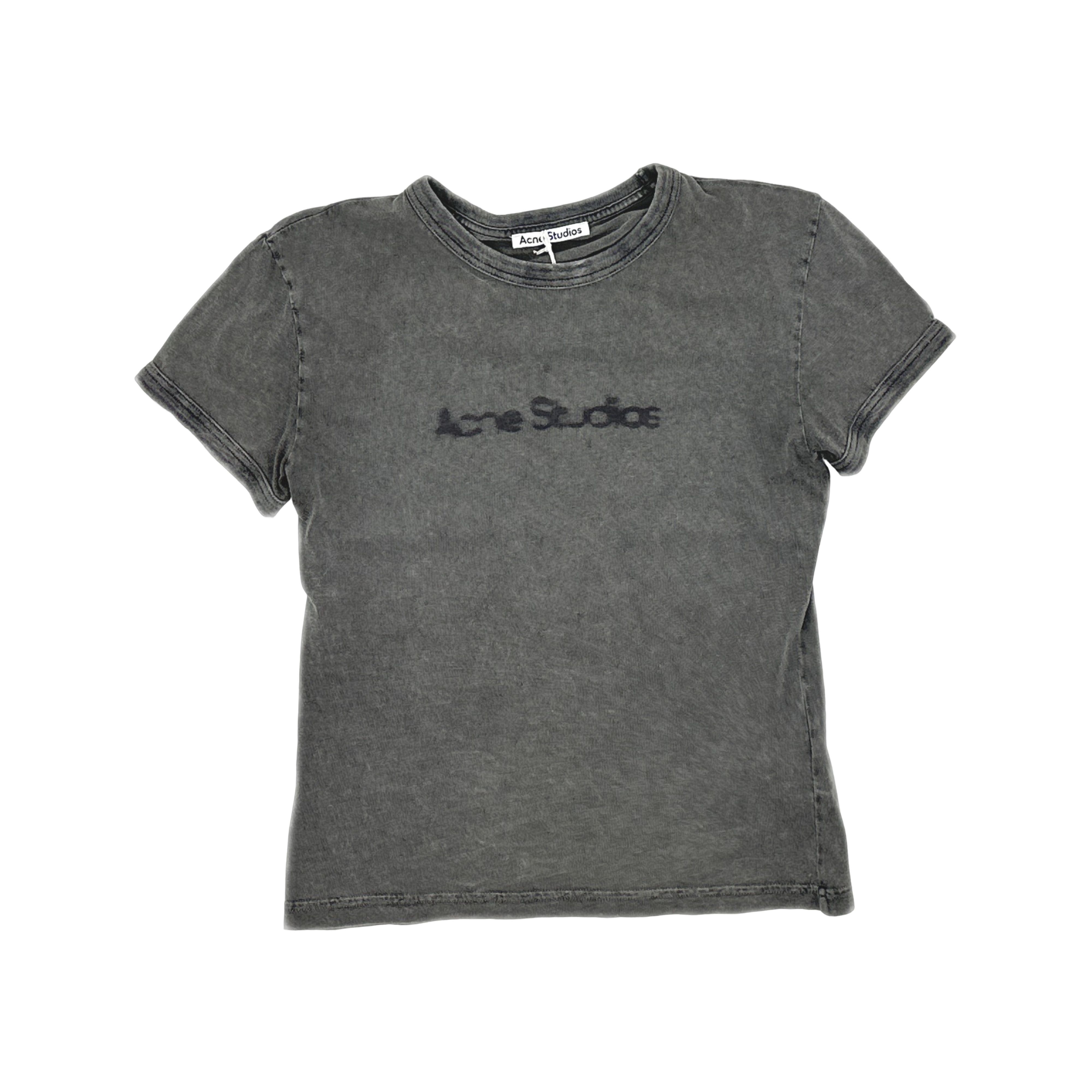 Acne Studios Acne Studios Faded Logo T-Shirt XXS Size US XXS / EU 40 - 1 Thumbnail