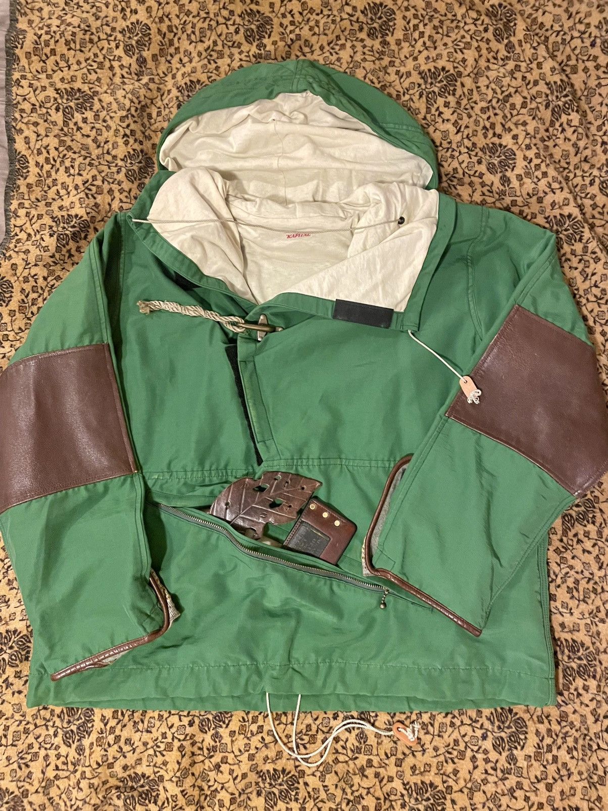 Kapital Kapital 60/40 Nylon Anorak with Leather Size US M / EU 48-50 / 2 - 1 Thumbnail
