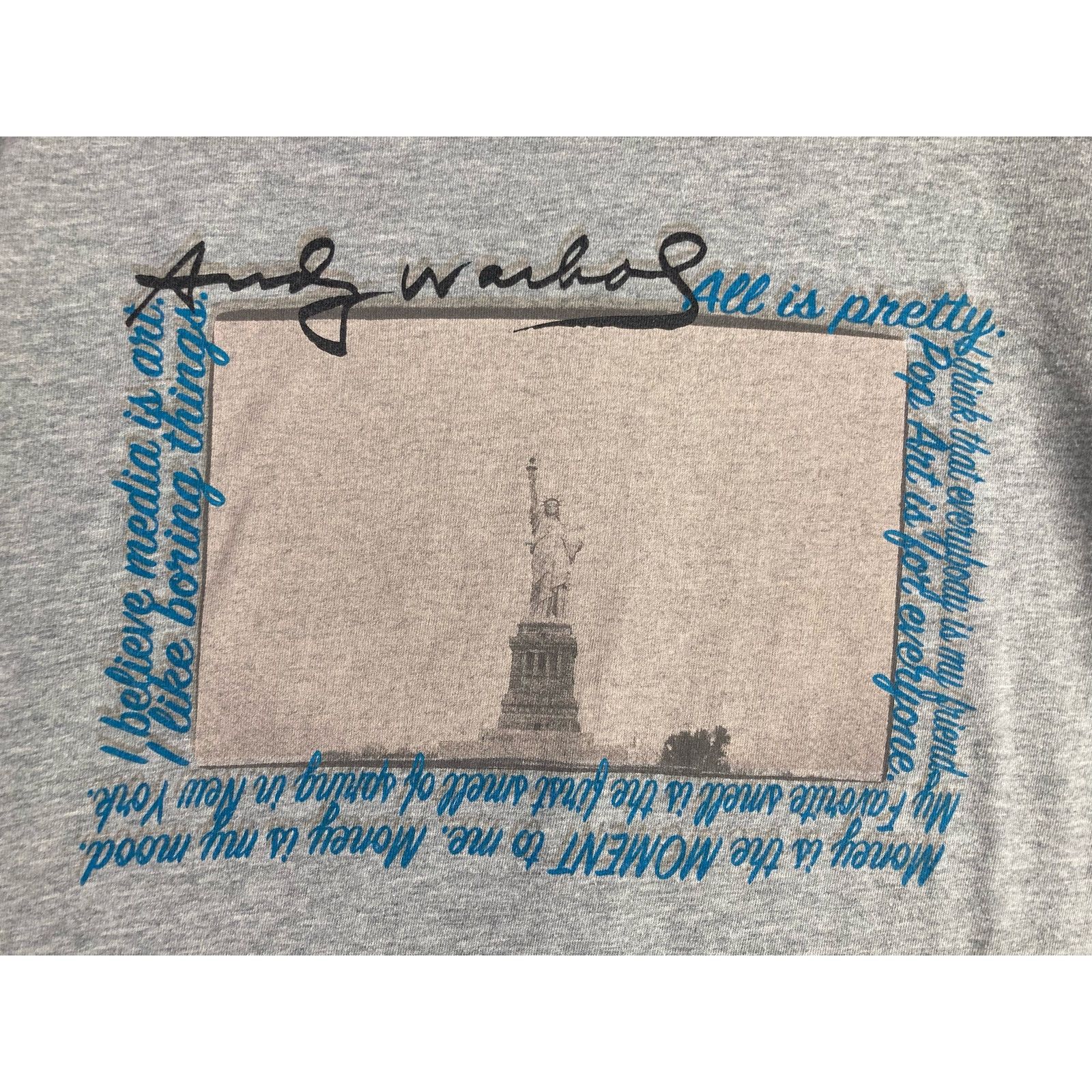 Uniqlo Uniqlo UT Andy Warhol All is Pretty Gray T-Shirt Mens Medium Size US M / EU 48-50 / 2 - 7 Thumbnail