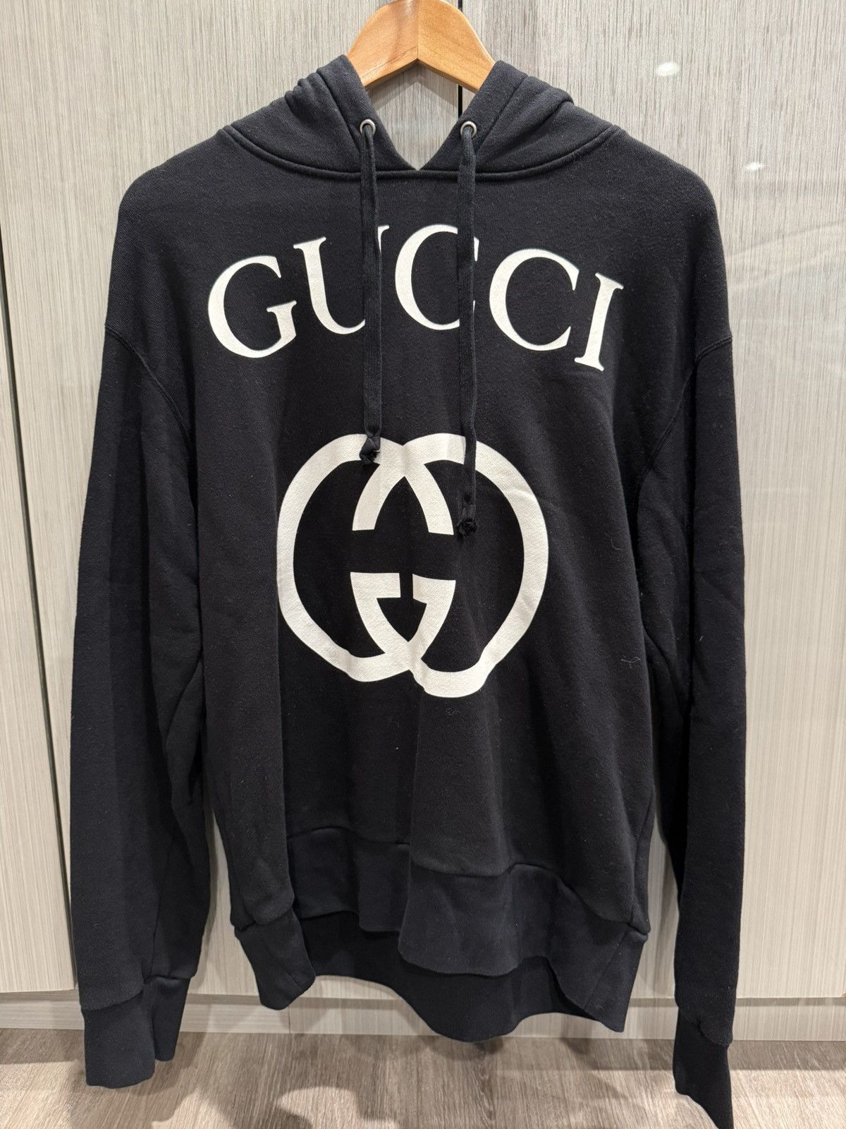 Gucci GG Big Logo Oversized Hoodie