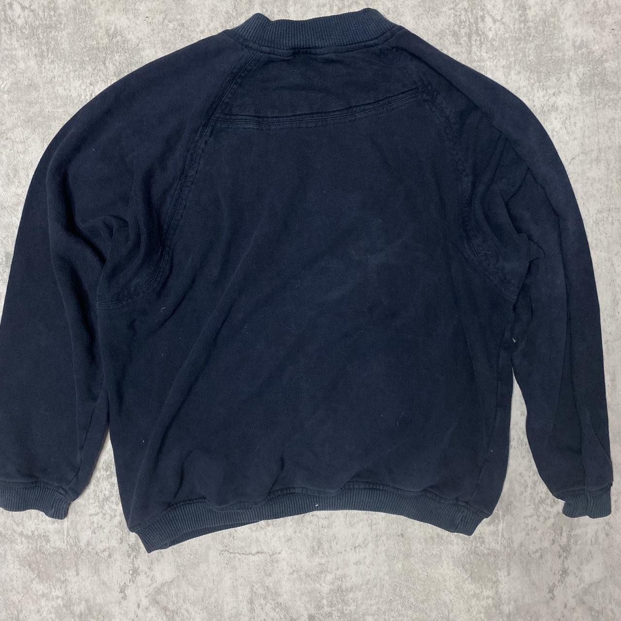 Adidas Navy Adidas quarter zip sweatshirt with gold logo Size US M / EU 48-50 / 2 - 4 Thumbnail