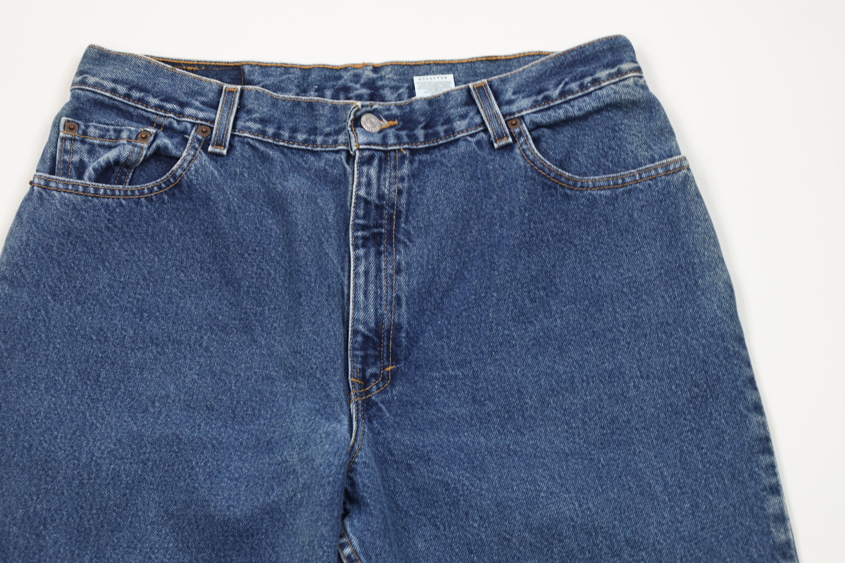 Levi's Vintage Y2K 2001 Levis 550 Relaxed Fit Tapered Leg Jeans USA Size 38" / US 16 / IT 52 - 2 Thumbnail