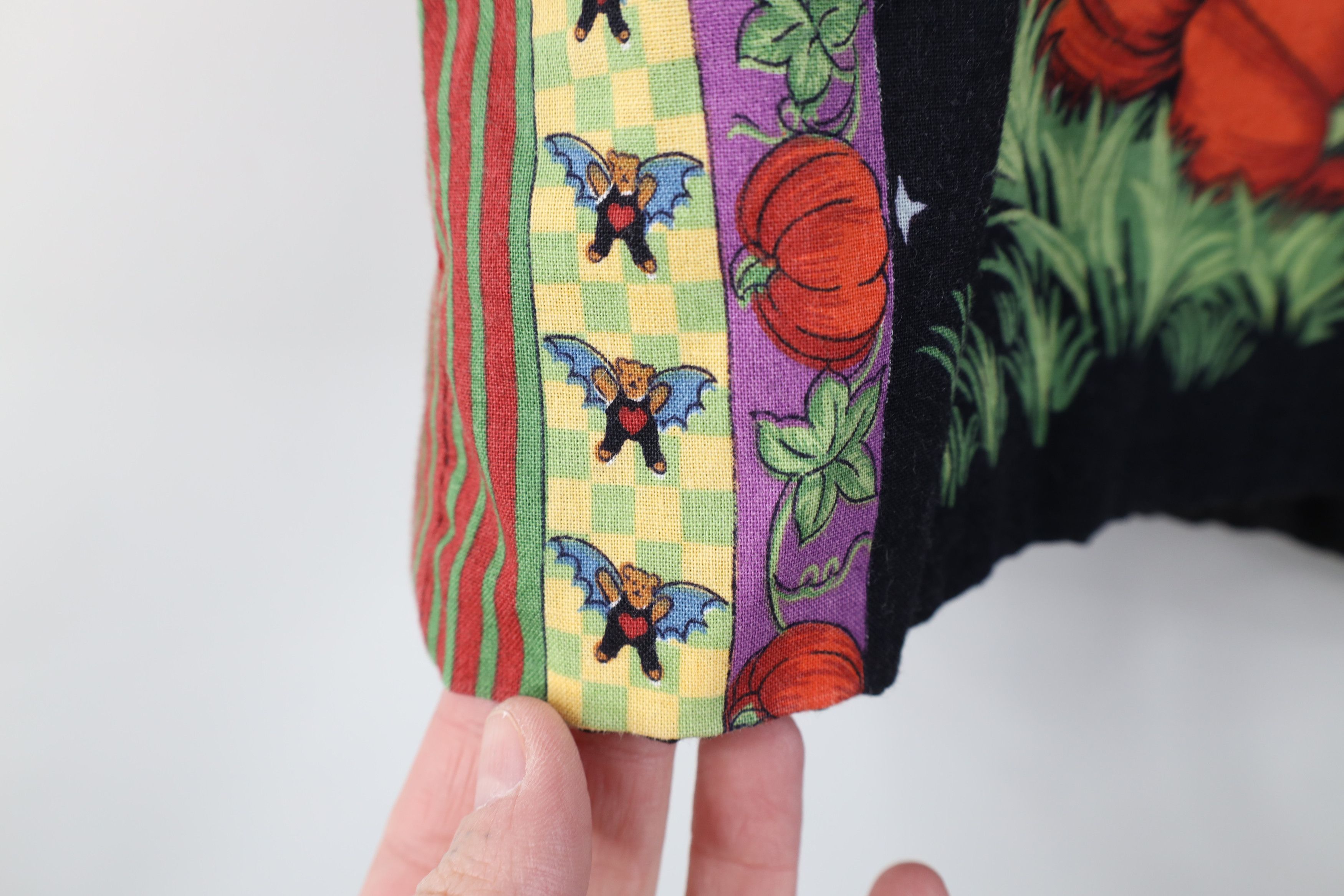 Vintage Vintage 90s Streetwear Halloween Pumpkin Witch Vest Jacket Size XL / US 12-14 / IT 48-50 - 11 Thumbnail