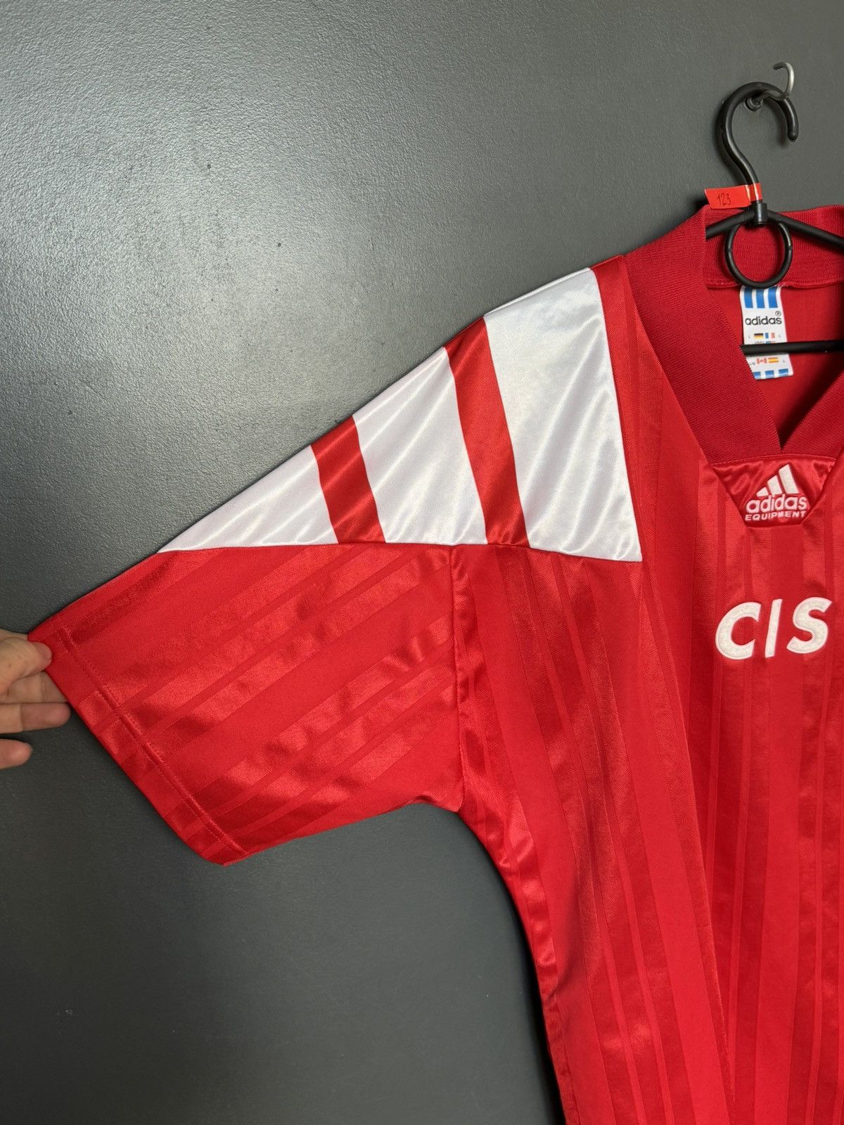 Adidas CIS 92/93 Home Football Jersey Adidas Equipment Jersey Size US L / EU 52-54 / 3 - 4 Thumbnail