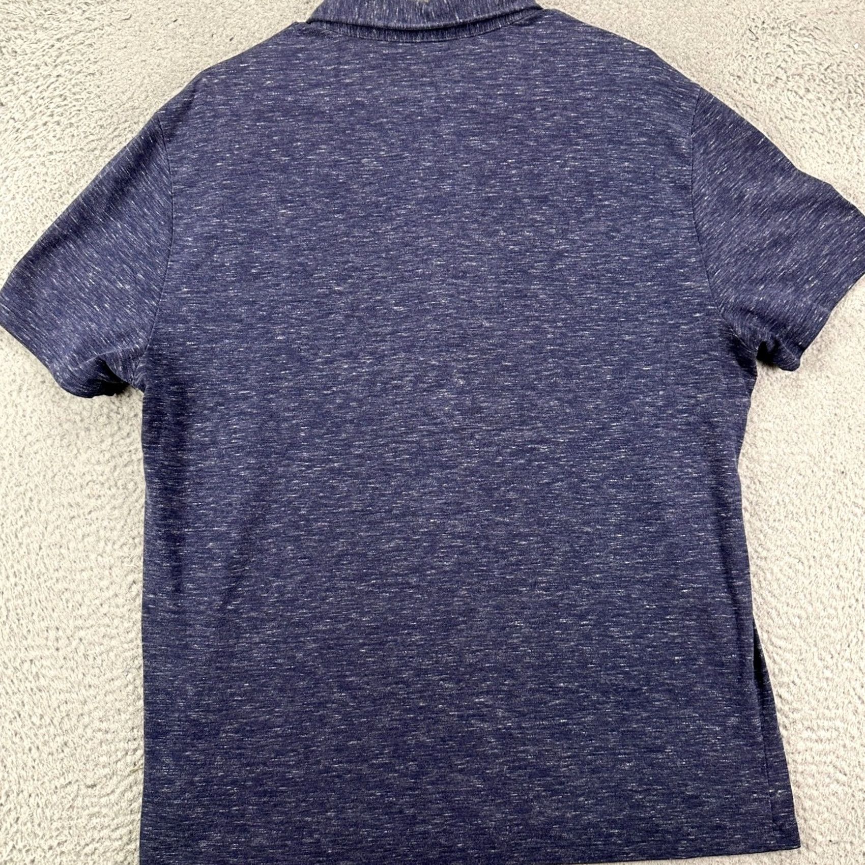 Express Express Polo Shirt XL Navy Salt Pepper Short Sleeve Rugby Mens Size US XL / EU 56 / 4 - 3 Thumbnail