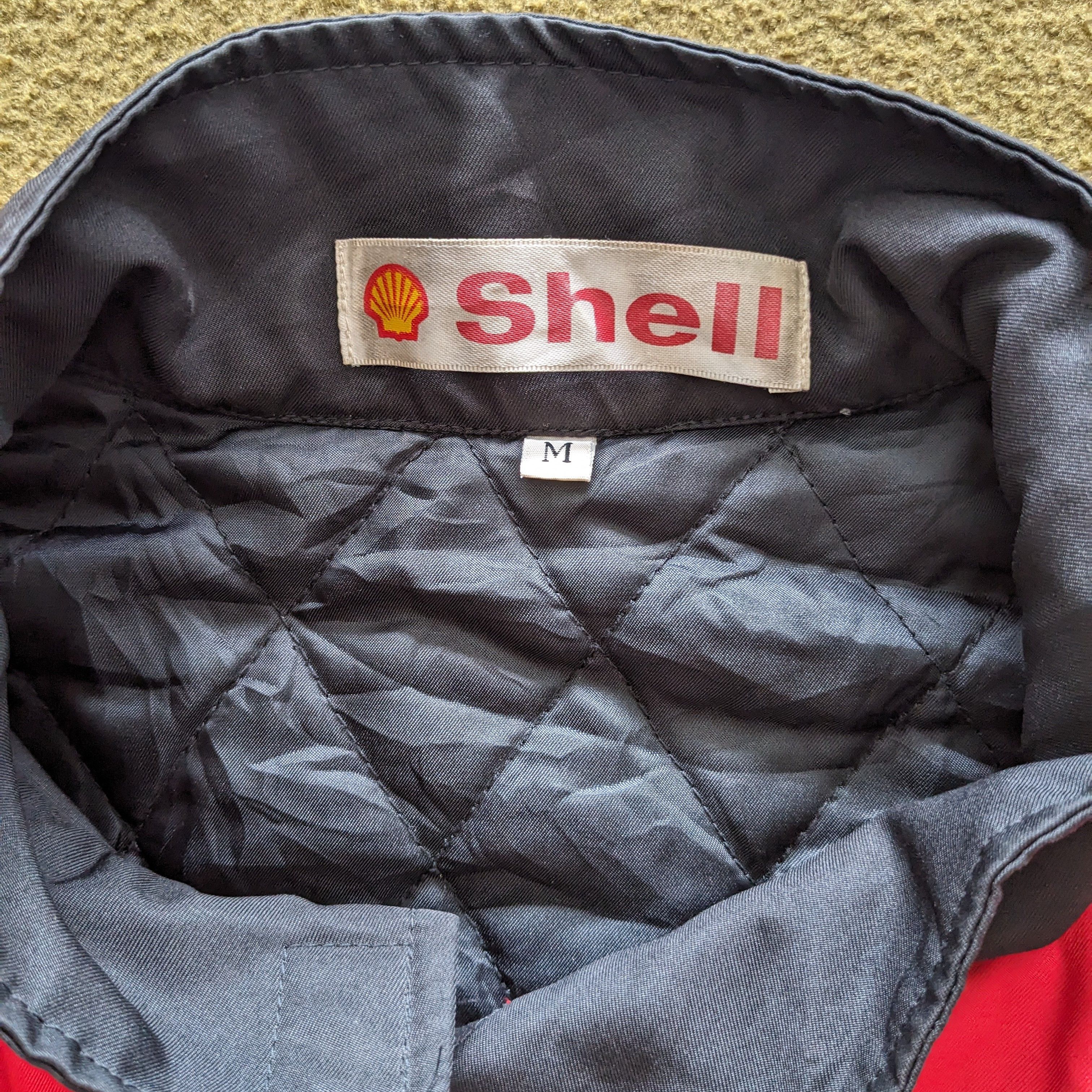Vintage Vintage SHELL Formula One Oil Fuel Racing Jacket Size US L / EU 52-54 / 3 - 7 Thumbnail