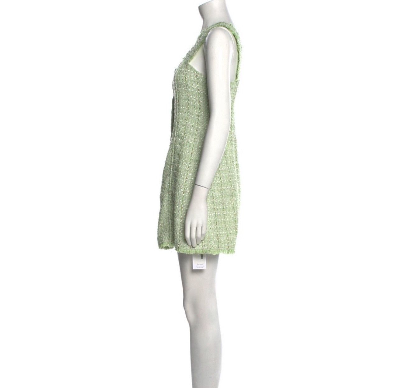 House of Harlow House of Harlow 1960 Green Tweed A-Line Mini Dress Size XL / US 12-14 / IT 48-50 - 4 Thumbnail