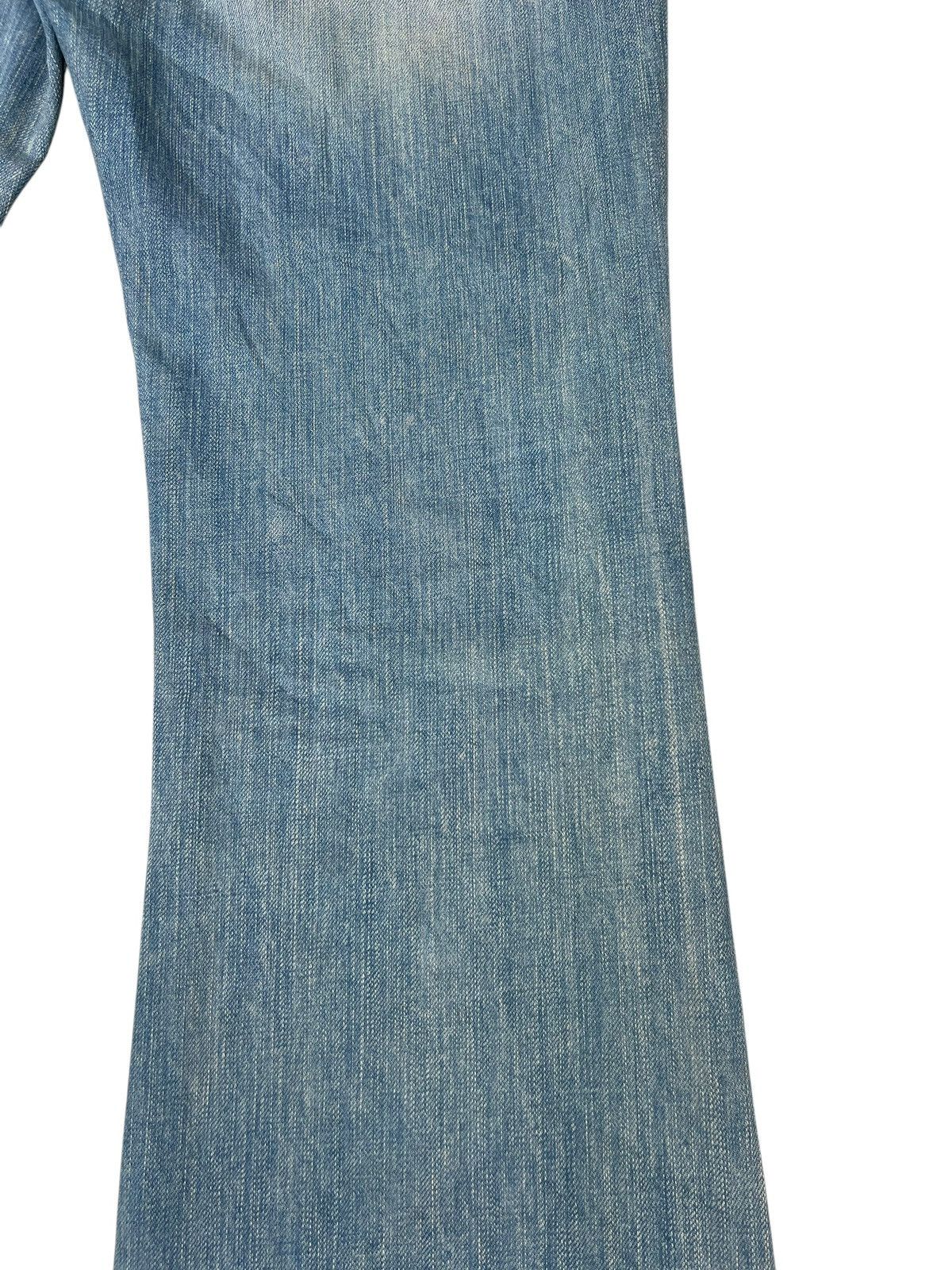 If Six Was Nine Dirty Mud Denim Vintage Acoustic Japan Flare Jeans Size US 31 - 20 Thumbnail